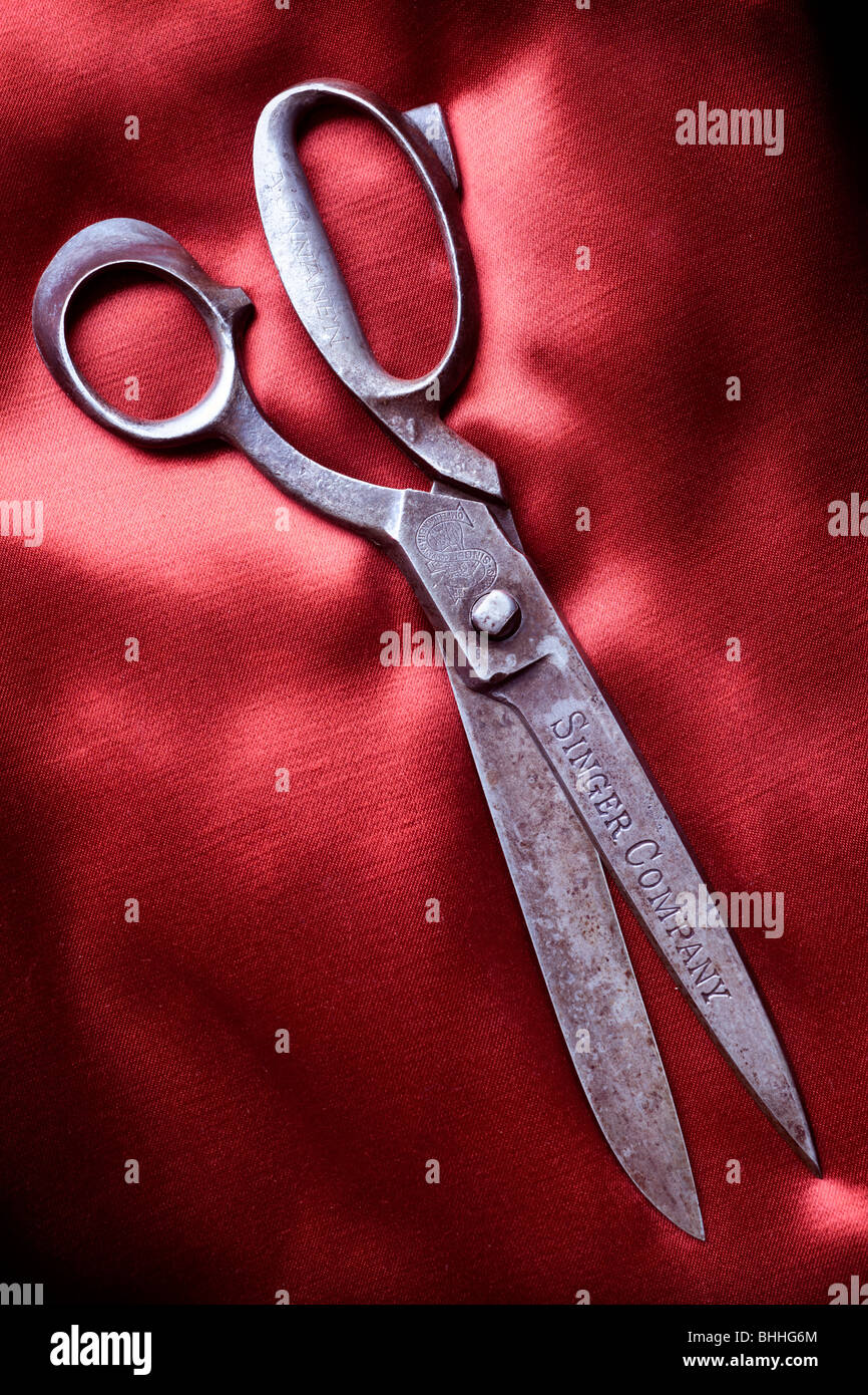 Vintage scissors by Singer Stock Photo