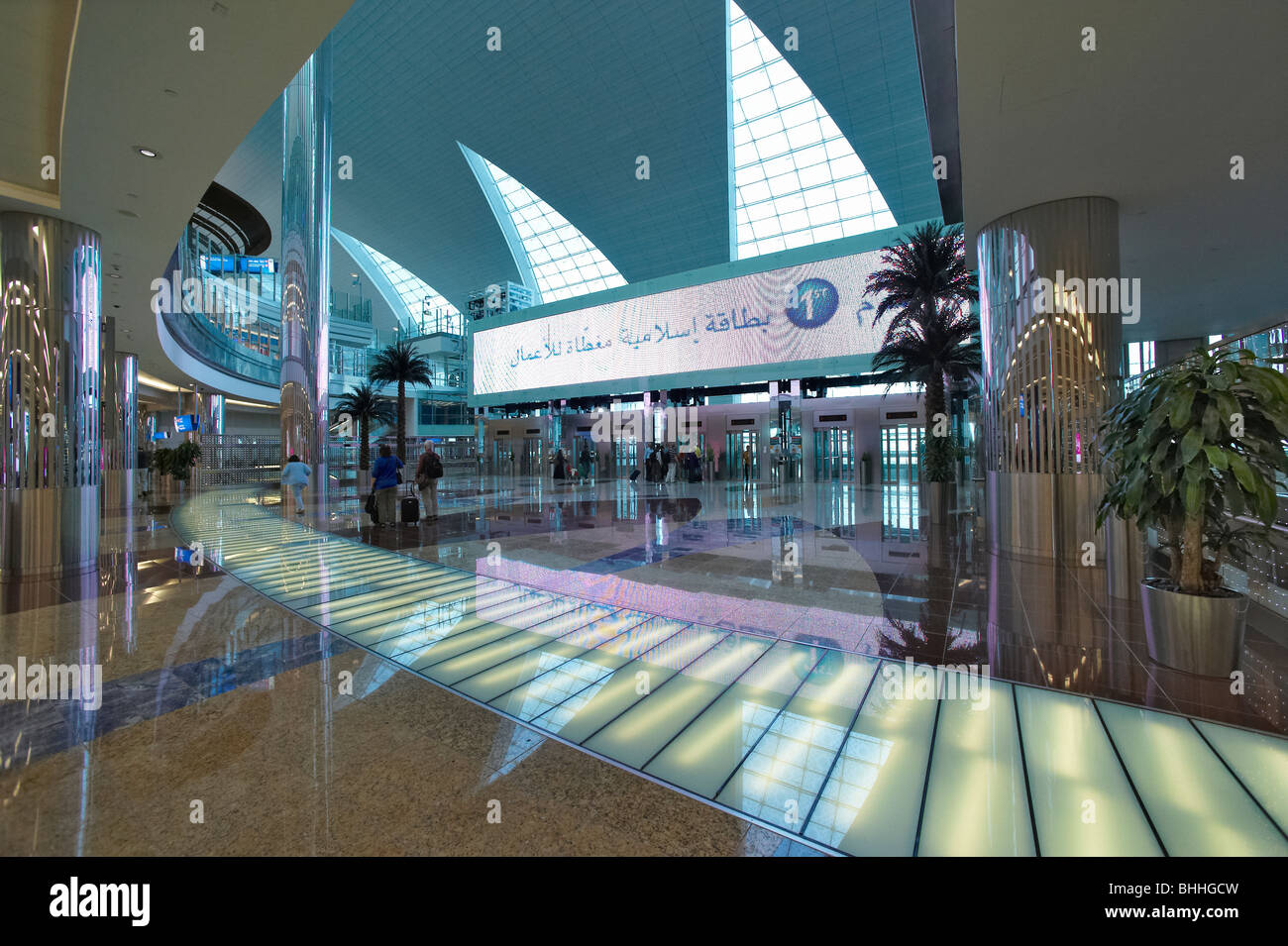 Dibai International Airport Stock Photo