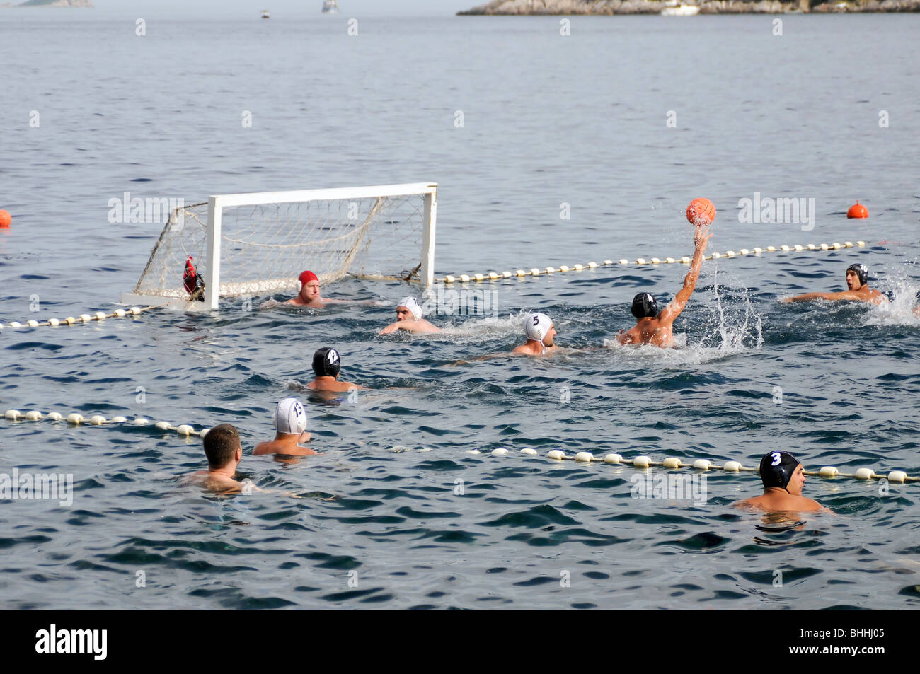 Water polo game in the Adriatic sea, Dubrovnik (Croatia Stock Photo - Alamy