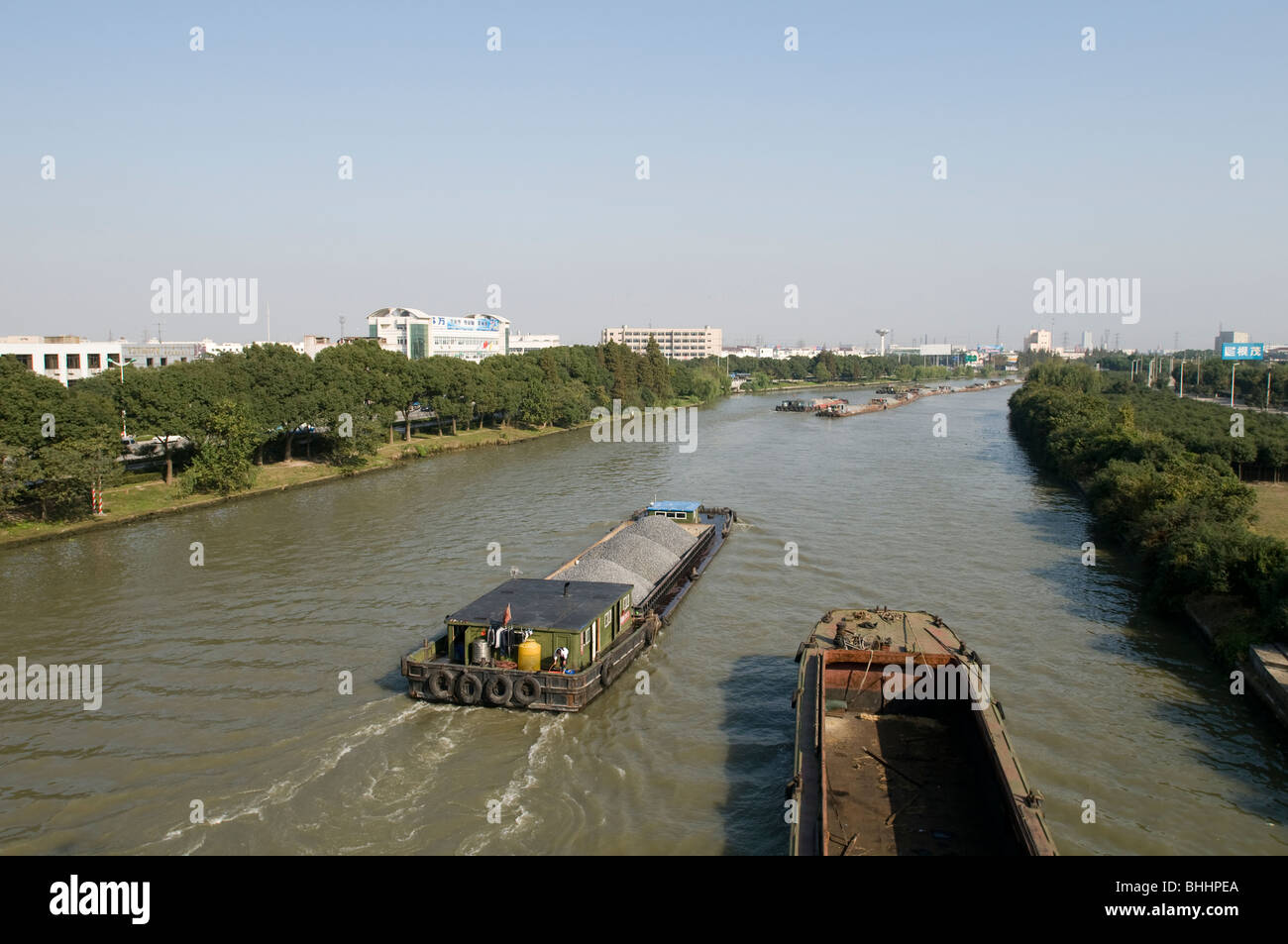 The Grand Canal, Jiangsu province, China, Asia Stock Photo