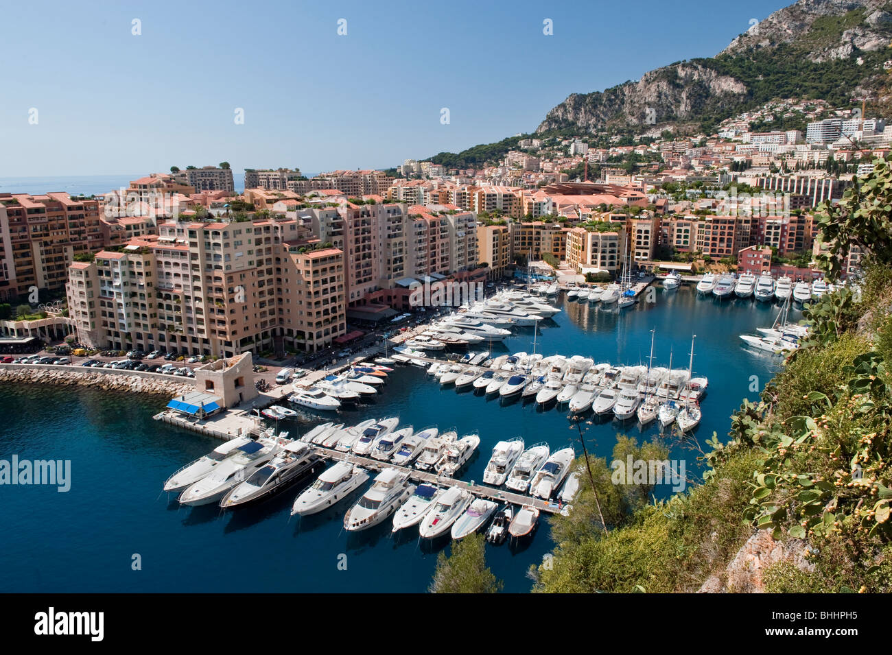 Fontvieille Harbour and Marina, Monte Carlo, Monaco Stock Photo Alamy
