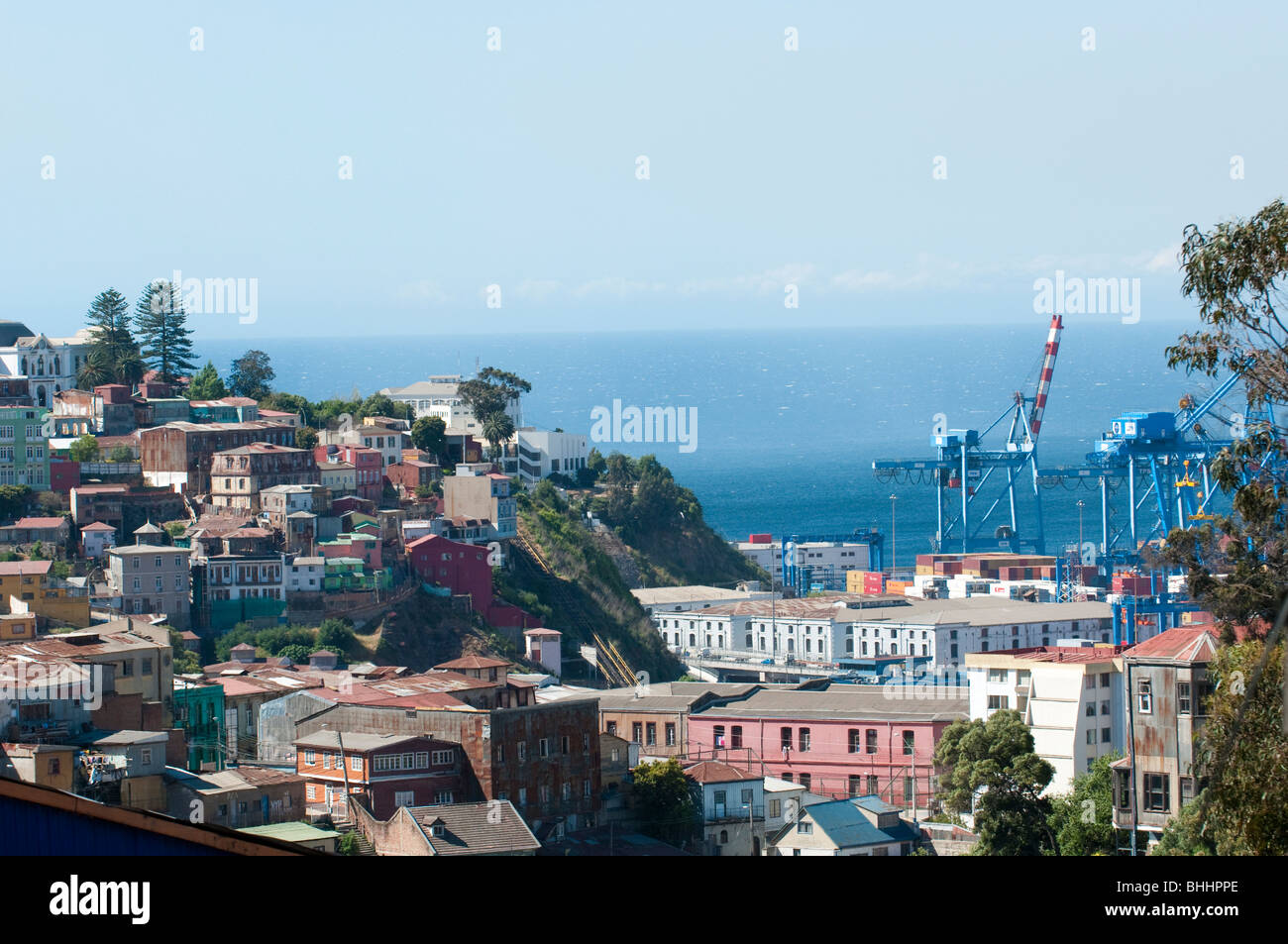Chile's Port City of Valparaiso Stock Photo - Alamy