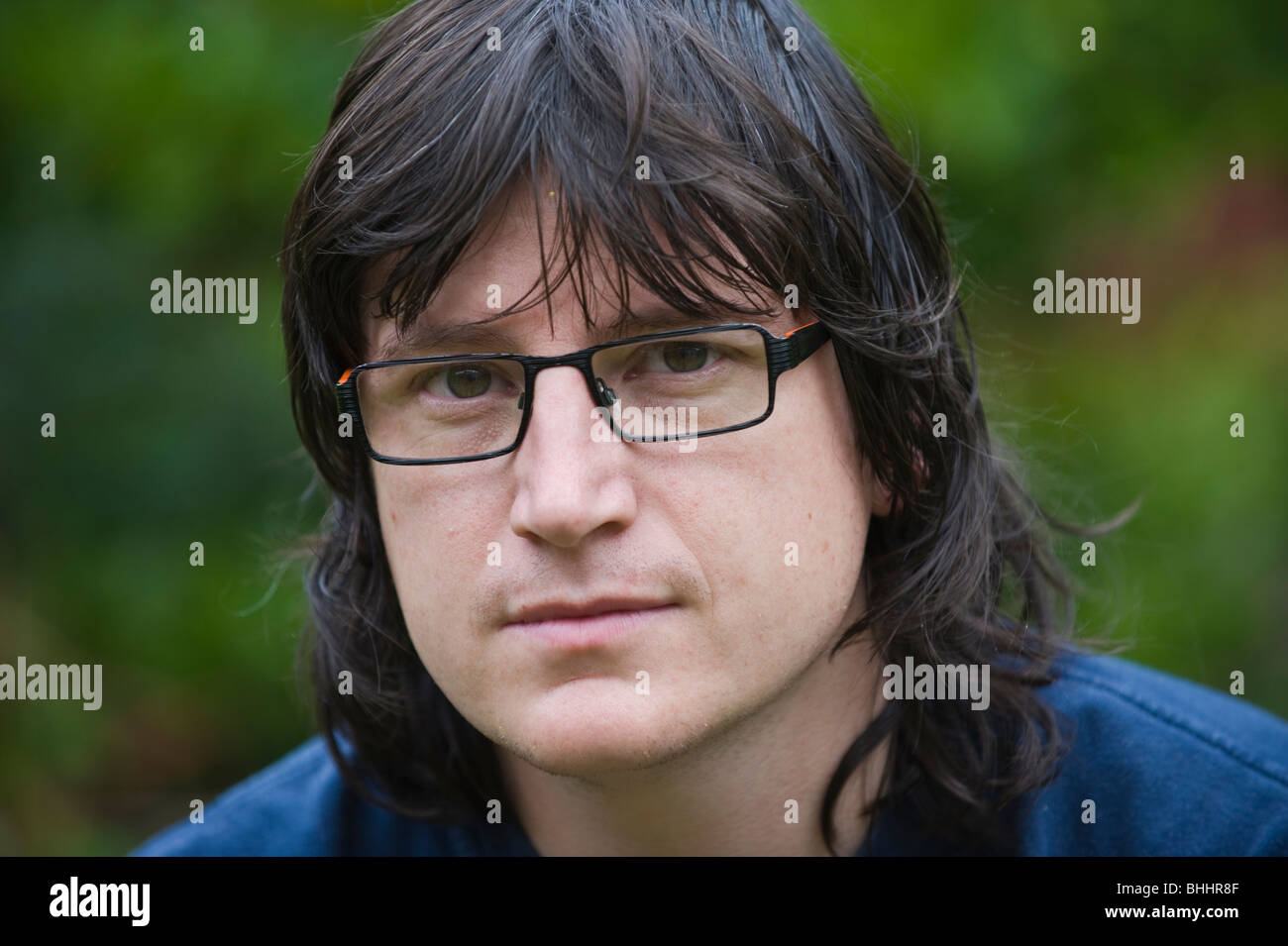 Llwyd Owen a young author who writes detective novels in the Welsh