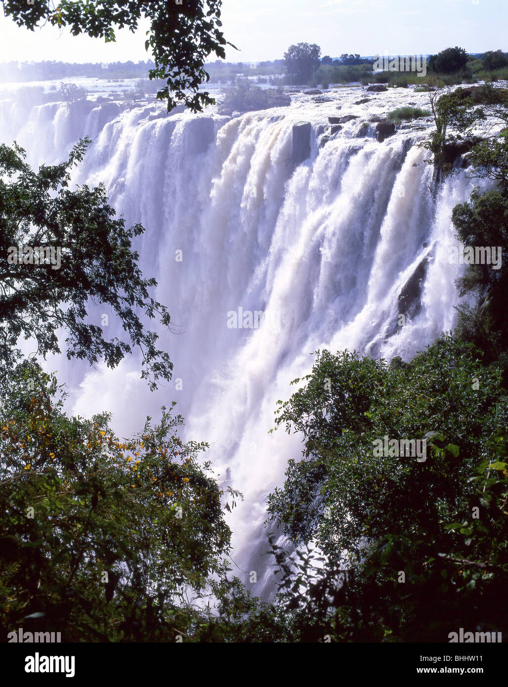 Victoria Falls, Livingstone, Southern Province, Republic of Zambia Stock Photo