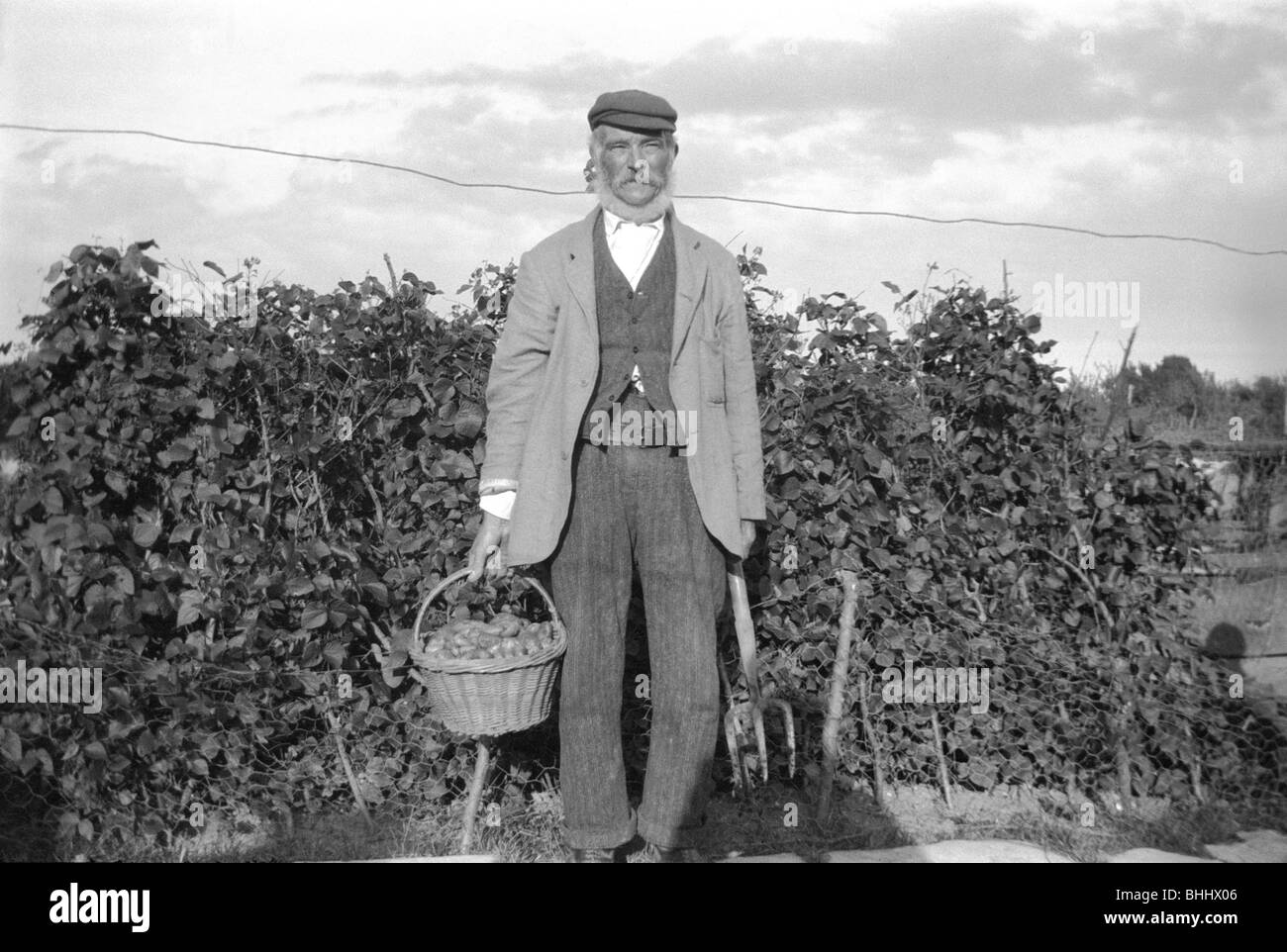 Harry Richards, Curry Rivel, Somerset, 1904-1909. Artist: Cecil Sharp Stock Photo