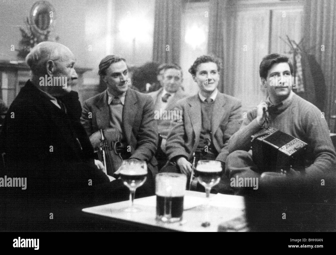 The Rakes dance band, Princess Louise Public House, London, 1958 ...