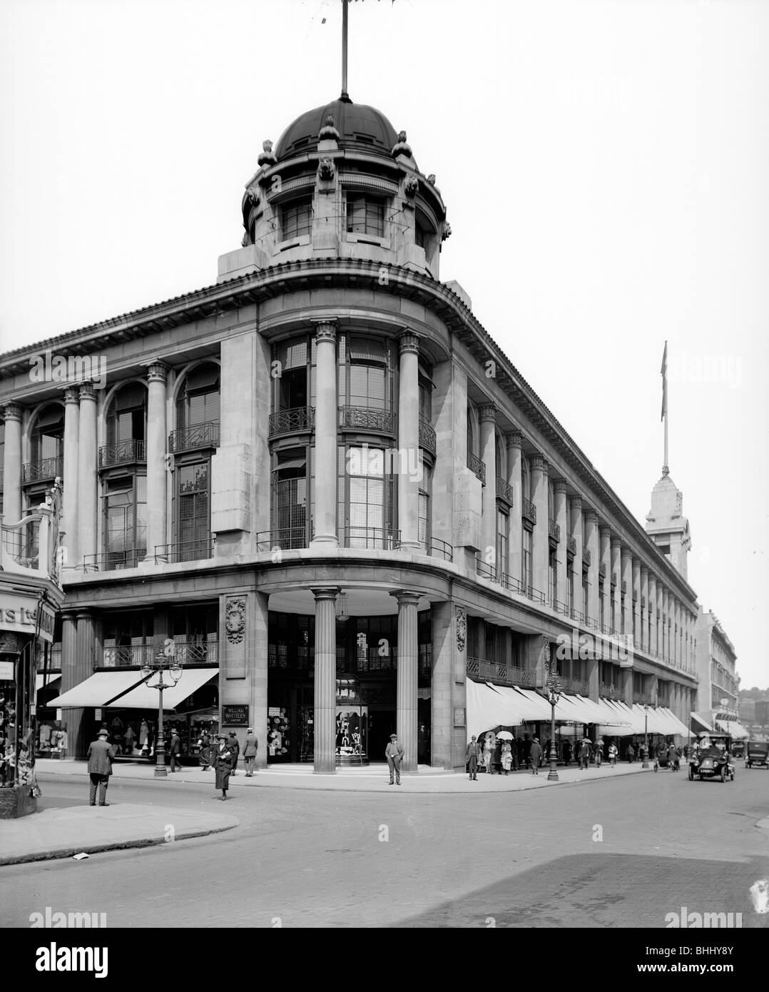 Whiteleys Department Store, Queensway, Bayswater, London, 1921. Artist:  Bedford Lemere and Company Stock Photo - Alamy
