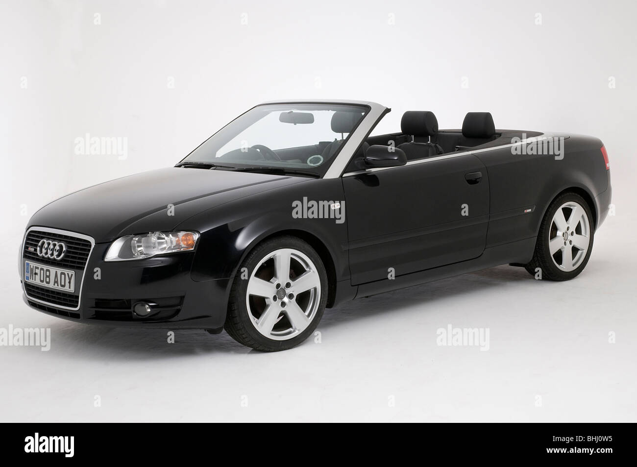 2008 Audi A4 Convertible 2.0 TDi S Line Stock Photo