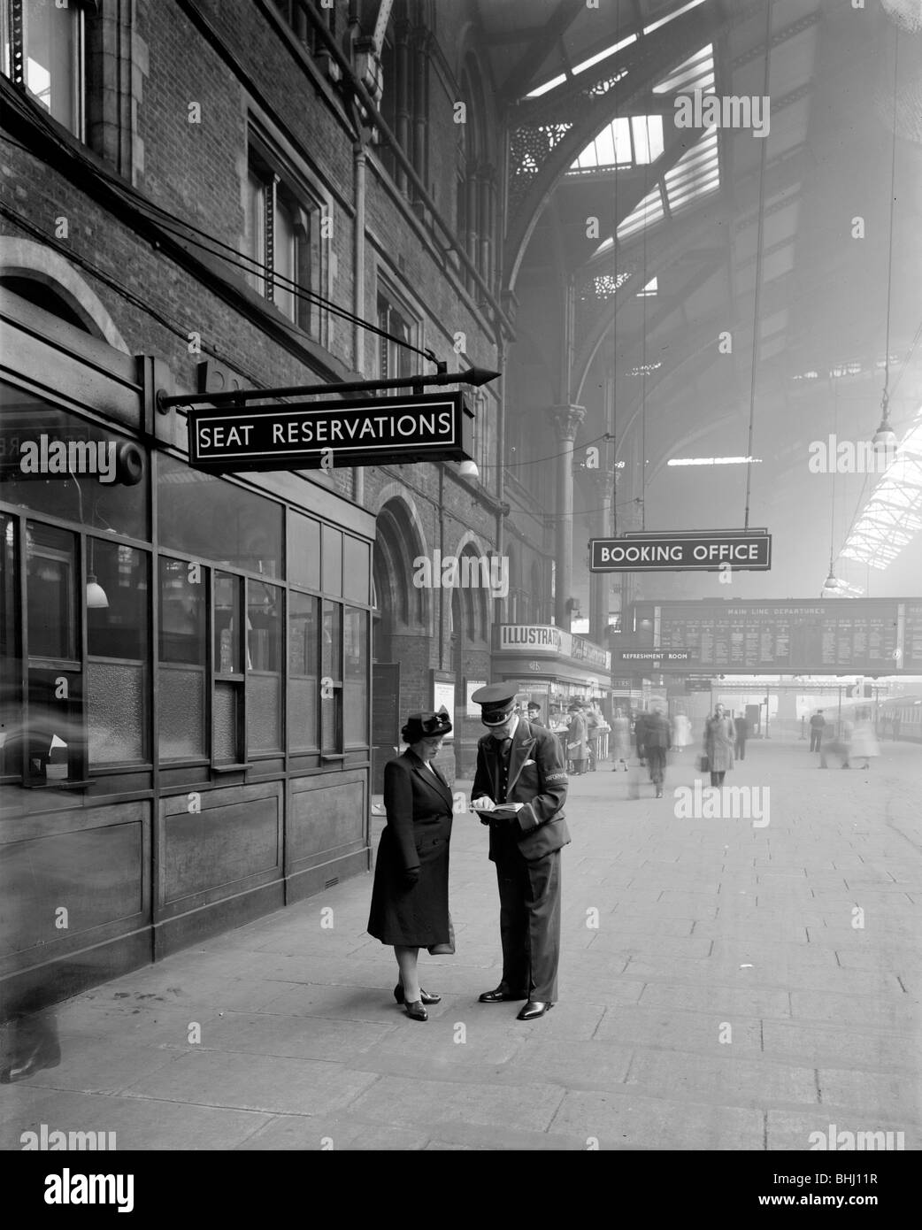Liverpool Street Station, London, 1950 Artist: Unknown Stock Photo