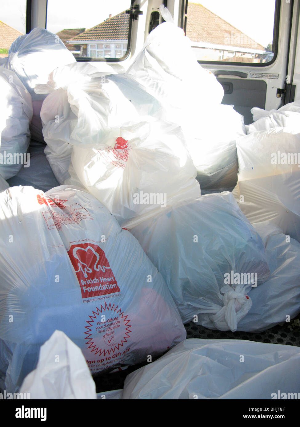Charity collection bag hi-res stock photography and images - Alamy