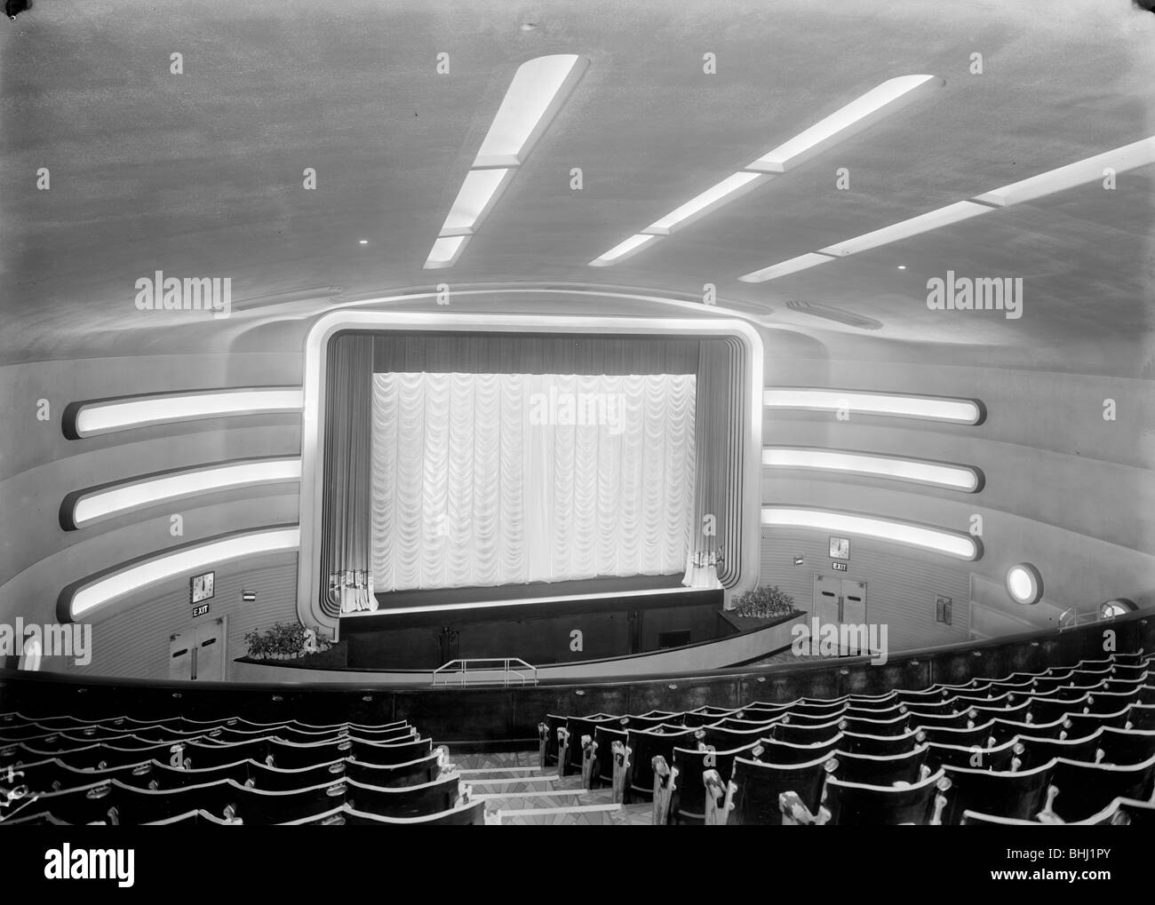 Auditorium of the Odeon, Claremont Road, Surbiton, London, c1934. Artist: J Maltby Stock Photo