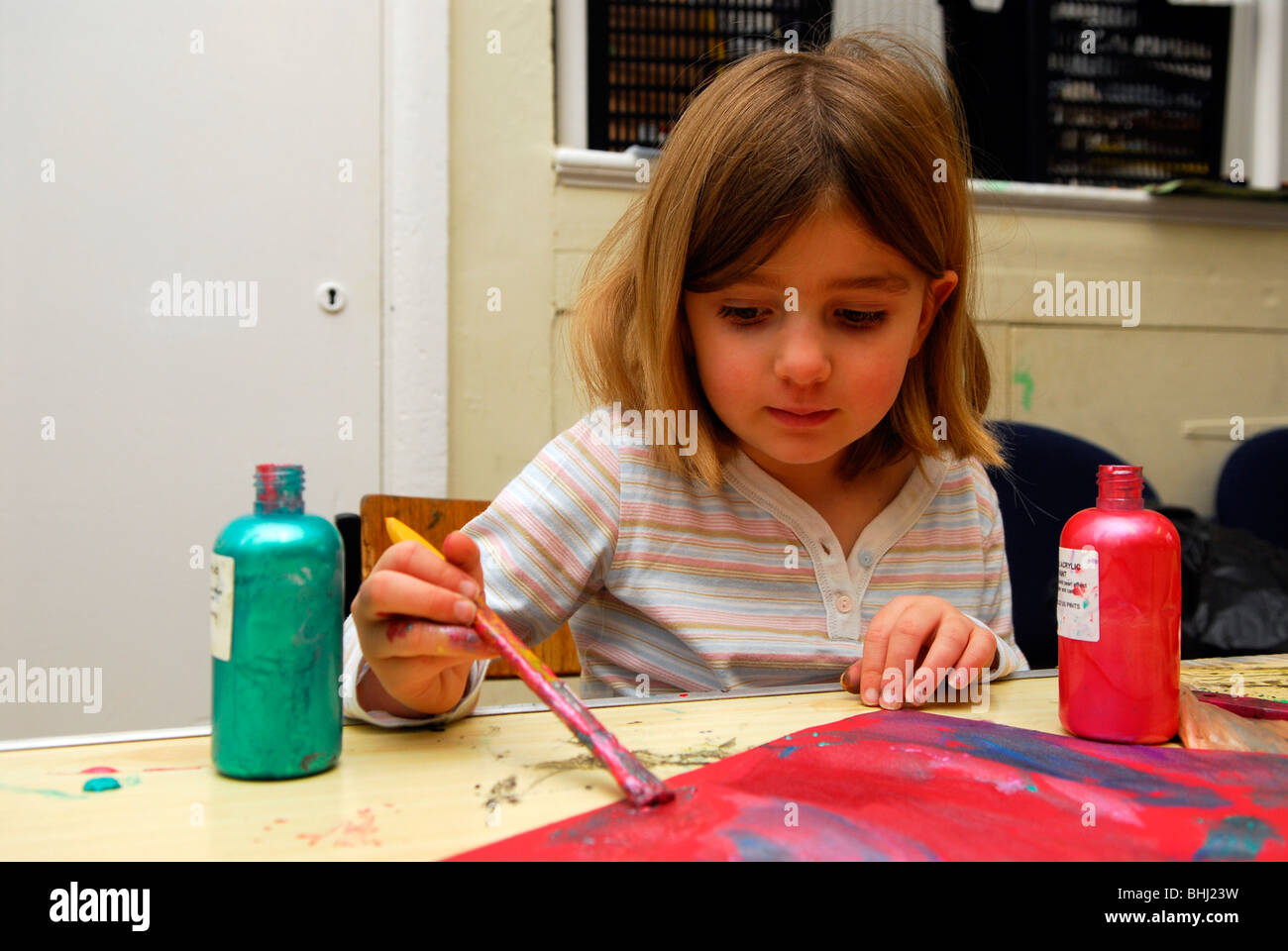 Colour brush strokes hires stock photography and images Alamy