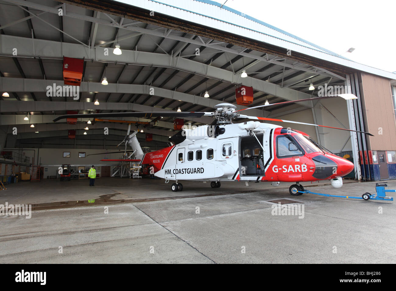 Sikorsky S 92 helicopter used by the Uk Coastguard for Search and Stock Photo ...1300 x 956