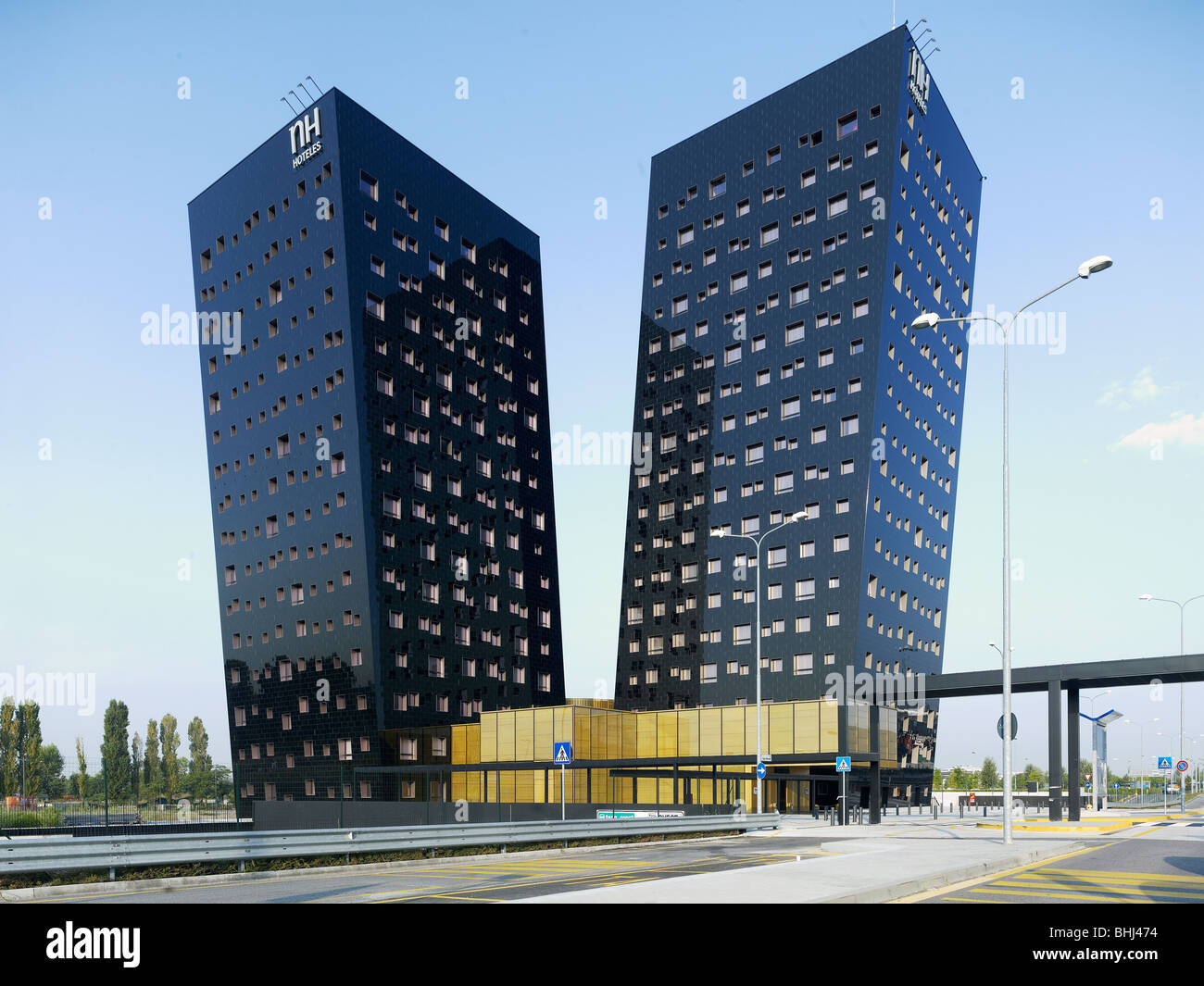 NH Hotel in Rho, Milan, Italy. Projected by the architect Dominique