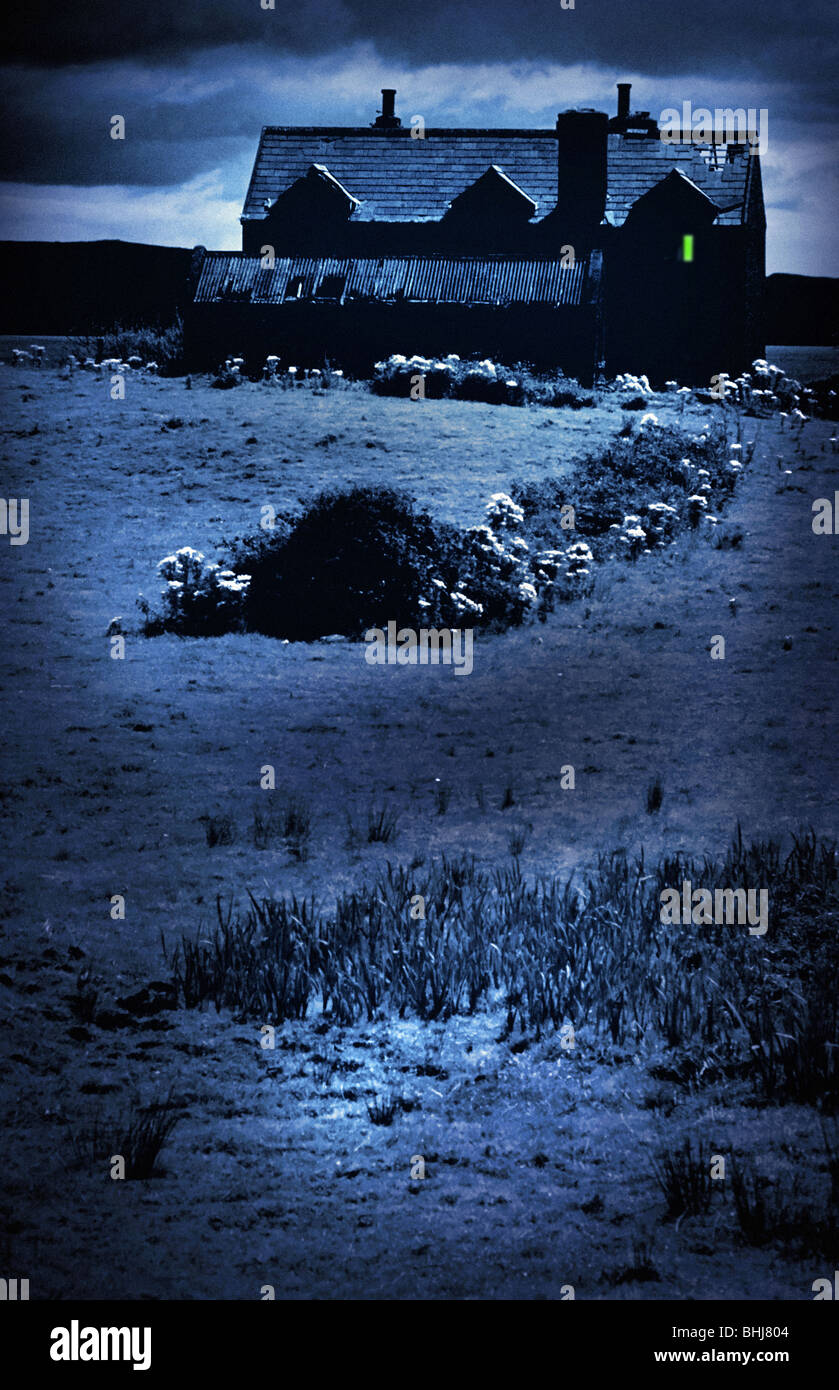 abandoned old cottage county kerry ireland Stock Photo