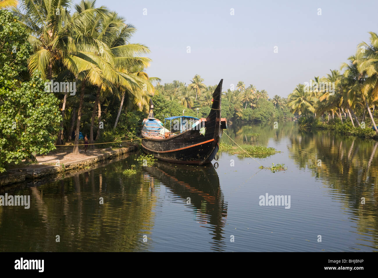 Backwaters,Kerala,Southern India Stock Photo