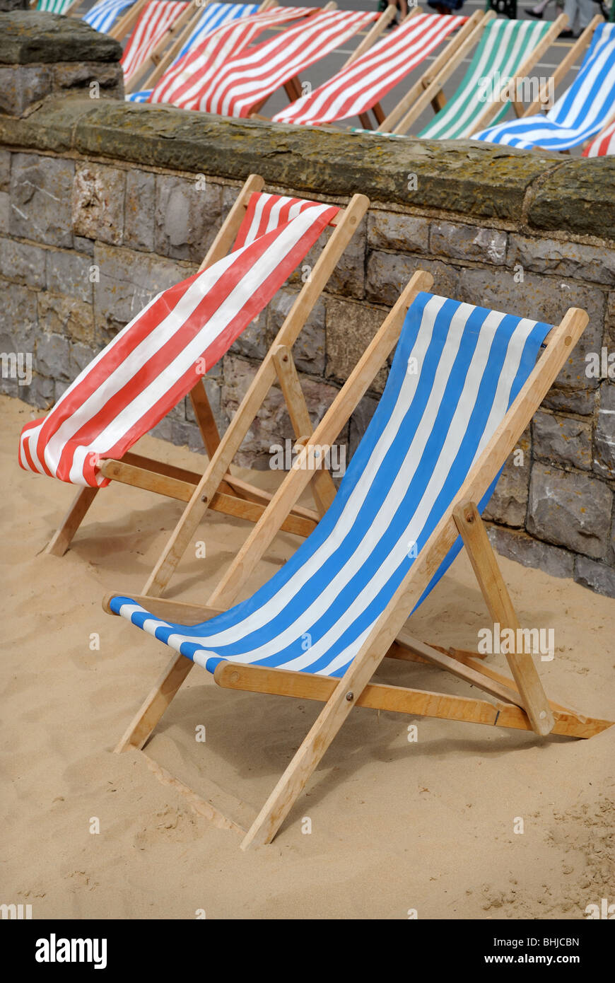 Deck chairs available hi-res stock photography and images - Alamy