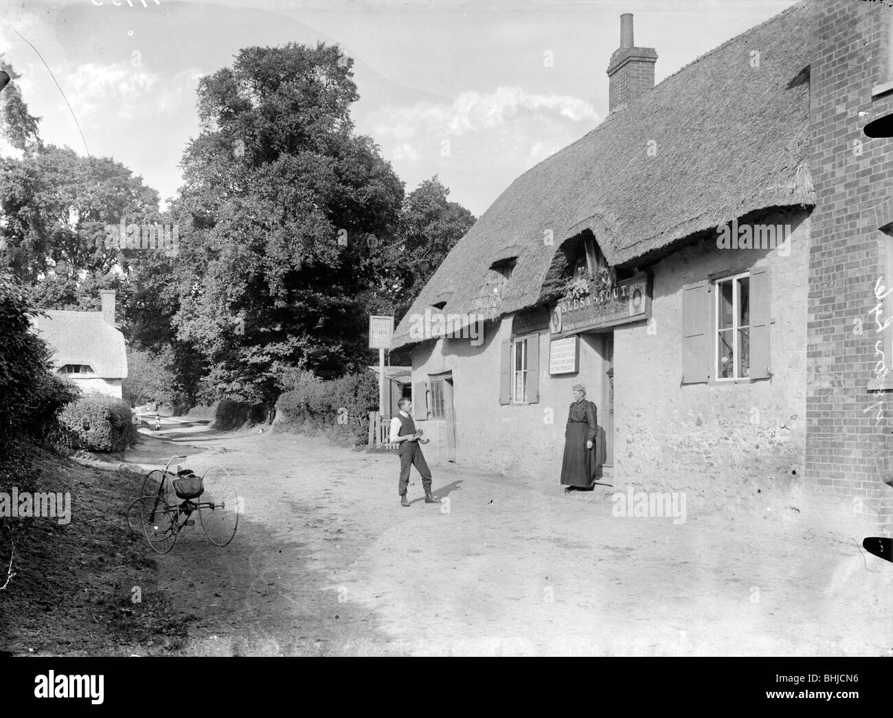 The Plough Inn, Kingston Lisle, Oxfordshire, c1860c1922. Artist Henry