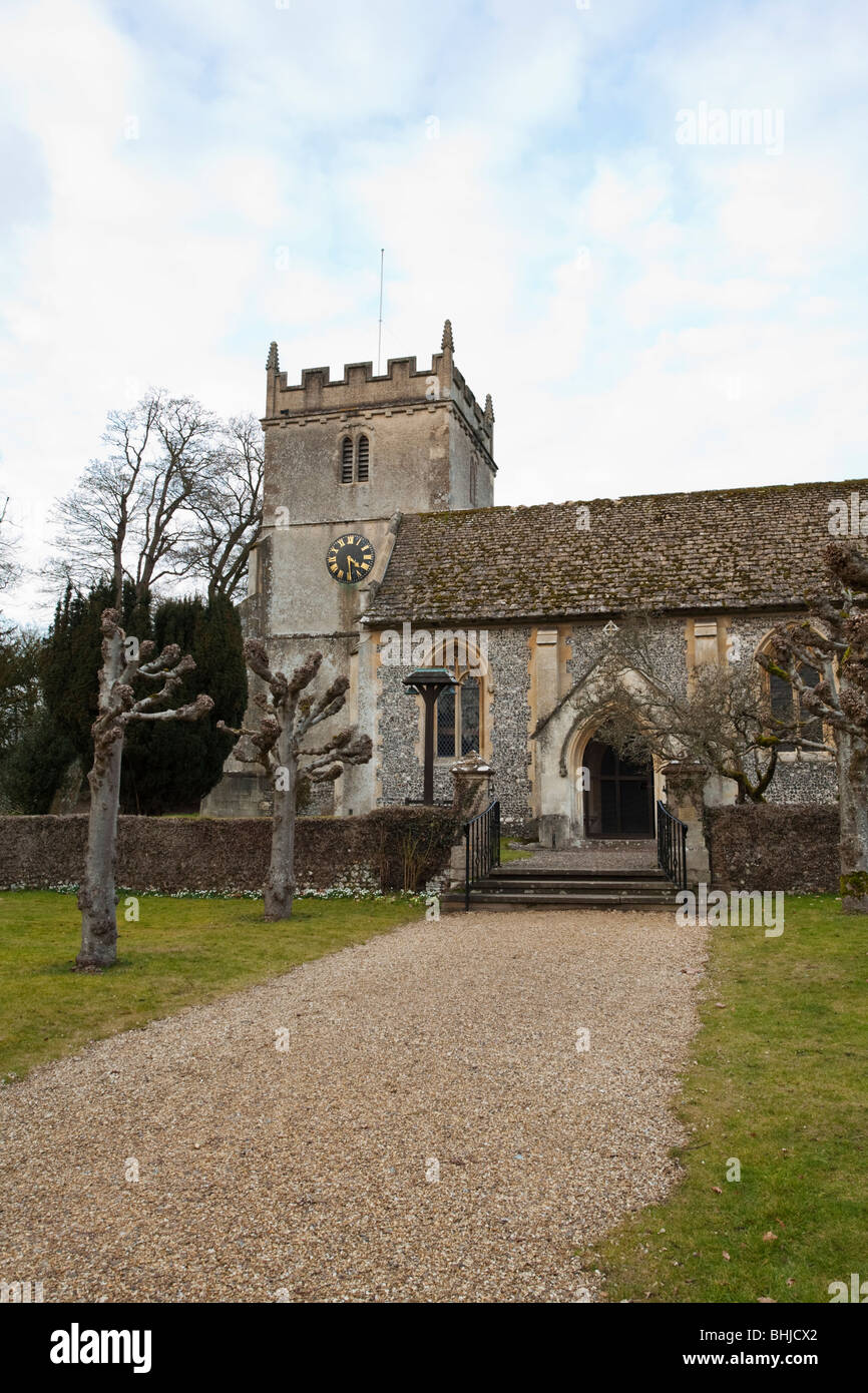 Church of St Mary at Chilton Foliat near Hungerford, Berkshire, Uk