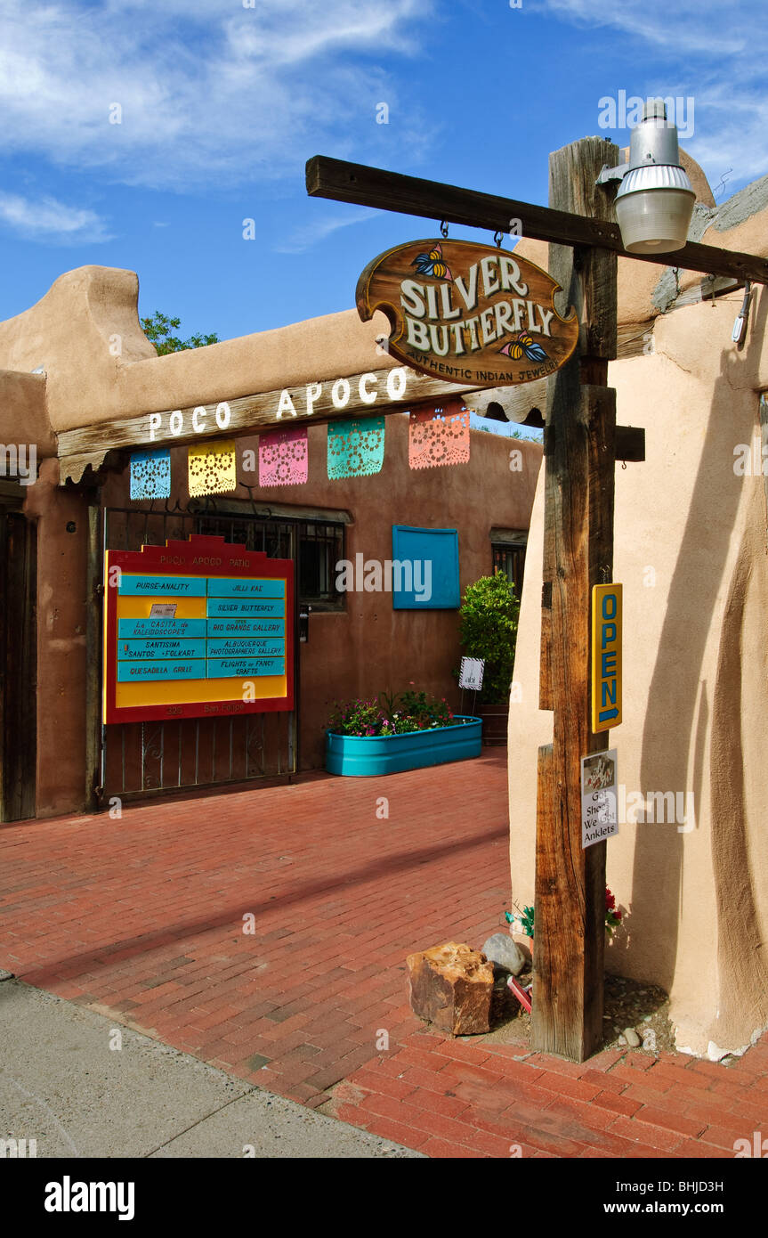 Shops and souvenirs in Old Town Albuquerque, New Mexico Stock Photo Alamy
