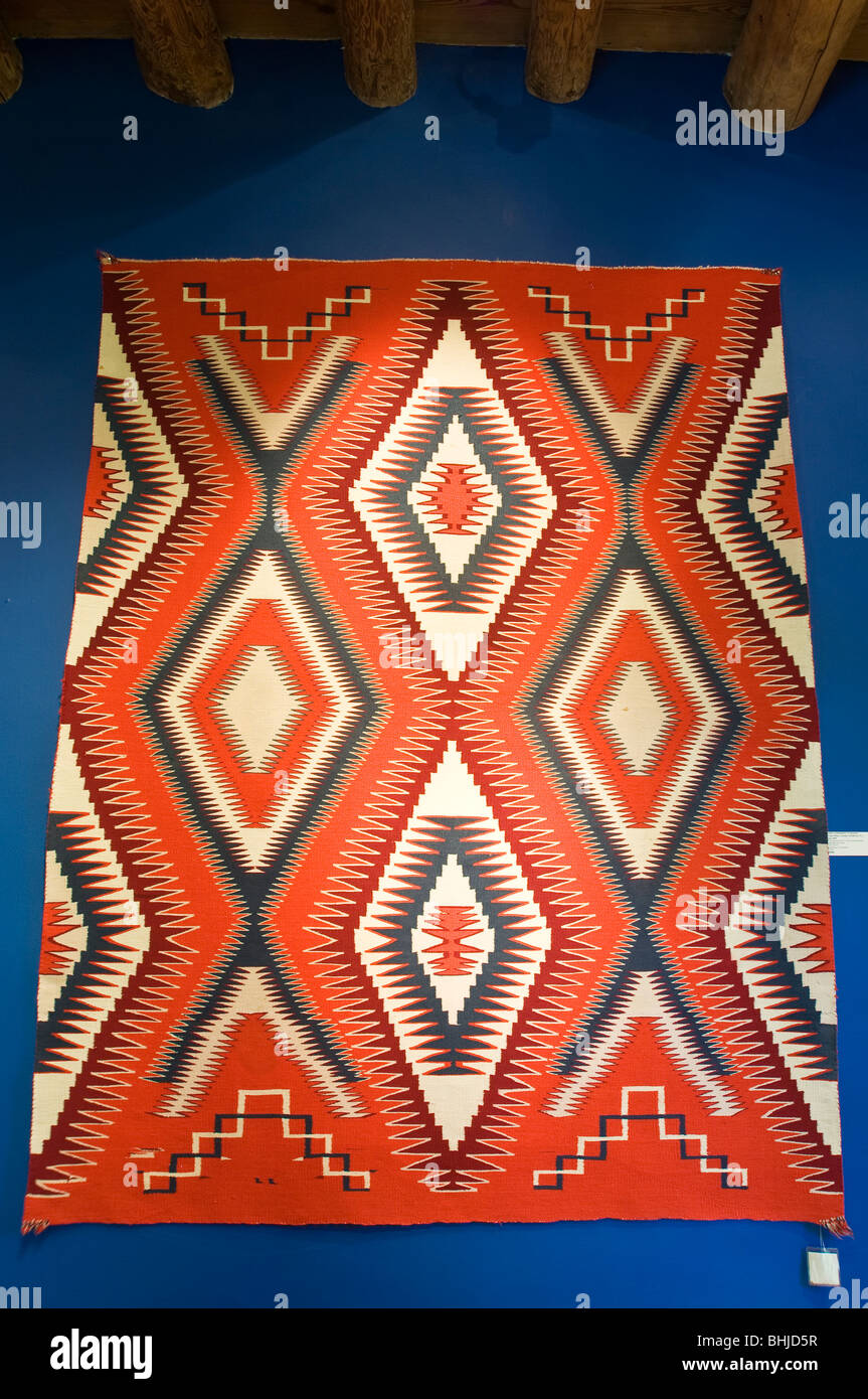 New mexico native american art blanket hi res stock photography