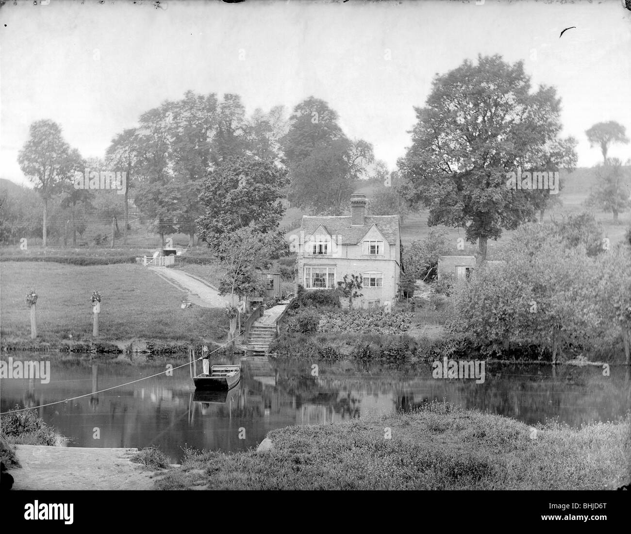 Hampton Ferry, Evesham, Hereford and Worcester, c1860c1922. Artist