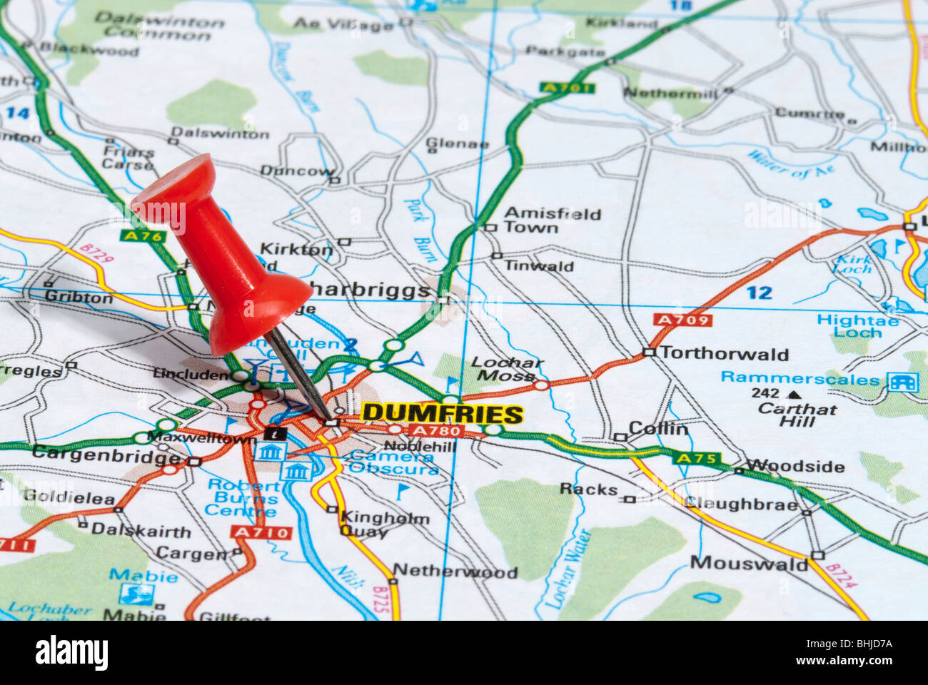 Maps of dumfries hires stock photography and images Alamy