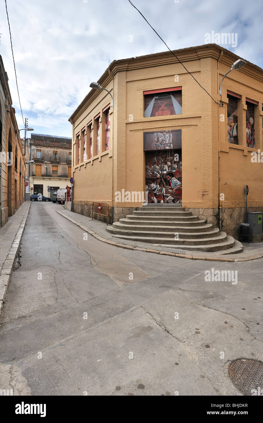 House Of Festa Major Fiesta Mayor Vilafranca Del Pened s Stock Photo house-of-festa-major-fiesta-mayor-vilafranca-del-pened-s-stock-photo