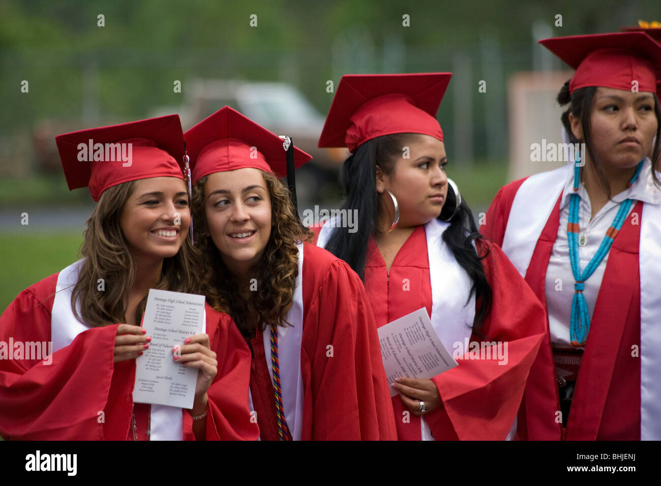 Graduation at Durango High School in Durango, Colorado Stock Photo Alamy