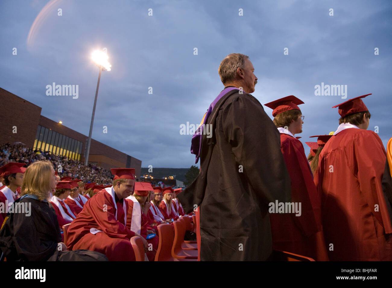 Graduation at Durango High School in Durango, Colorado Stock Photo Alamy