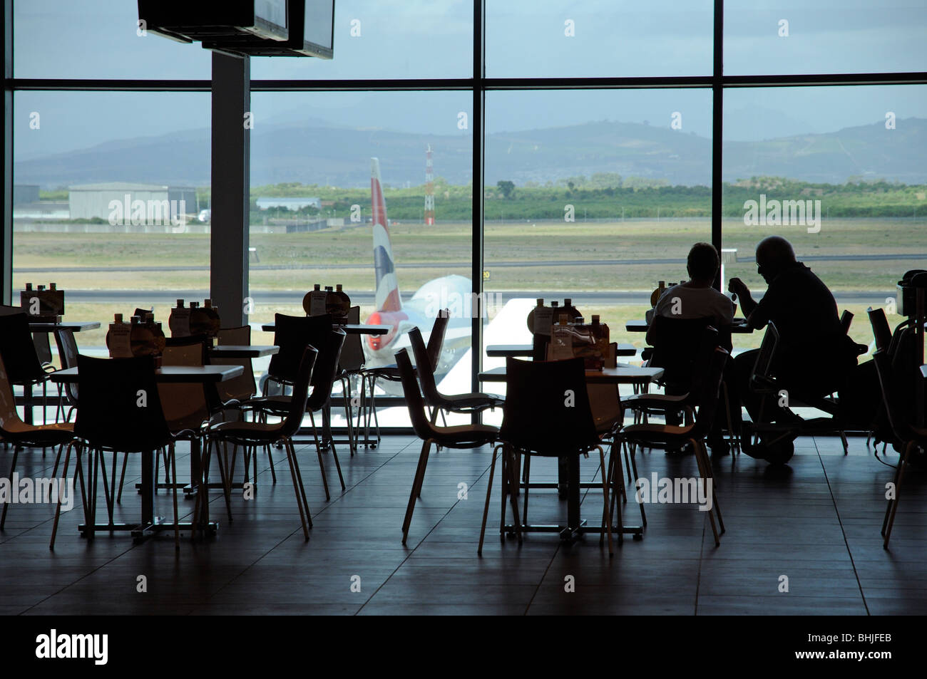 Airport catering at Cape Town International Airport South Africa Stock Photo