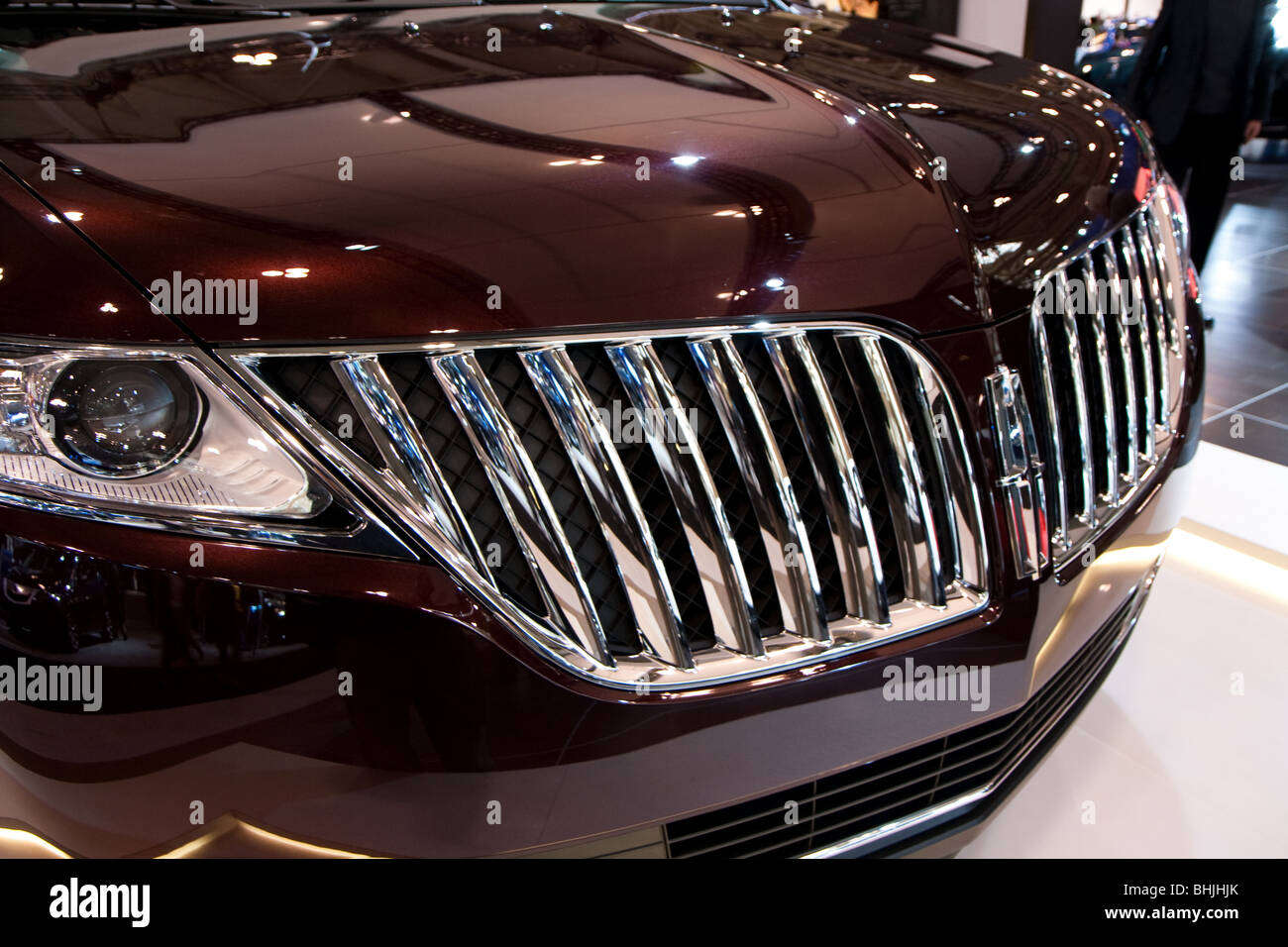 Front grill car black Stock Photo Alamy