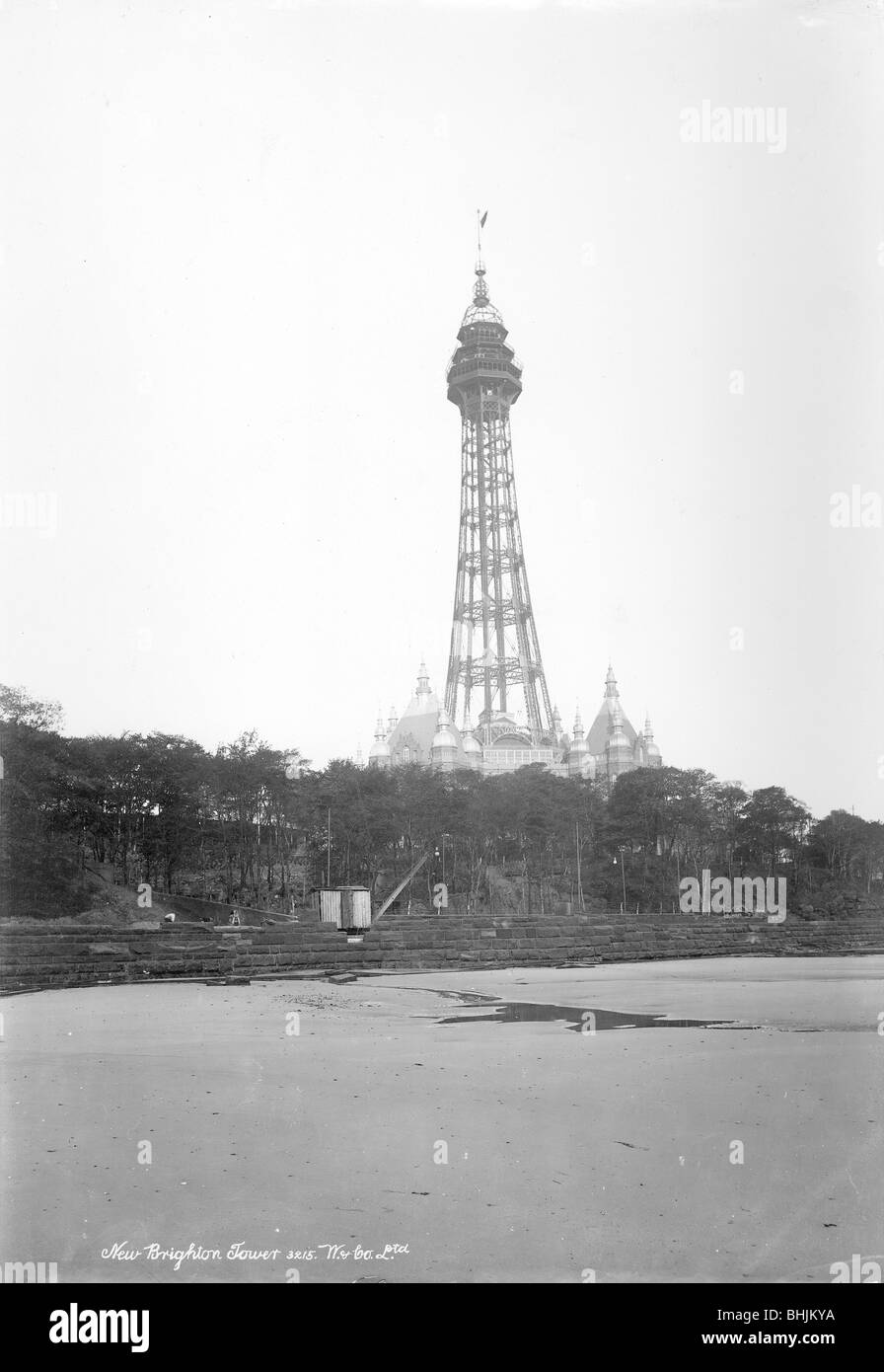 New Brighton Tower, Wallasey, Cheshire, 18901910. Artist Unknown Stock Photo Alamy