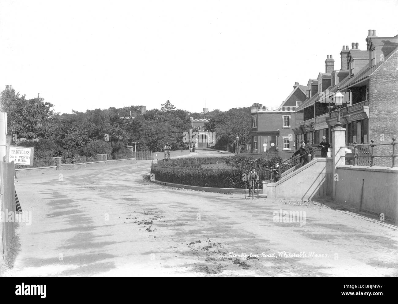 Tankerton Road, Tankerton, Whitstable, Kent, 1890-1910. Artist: Unknown Stock Photo