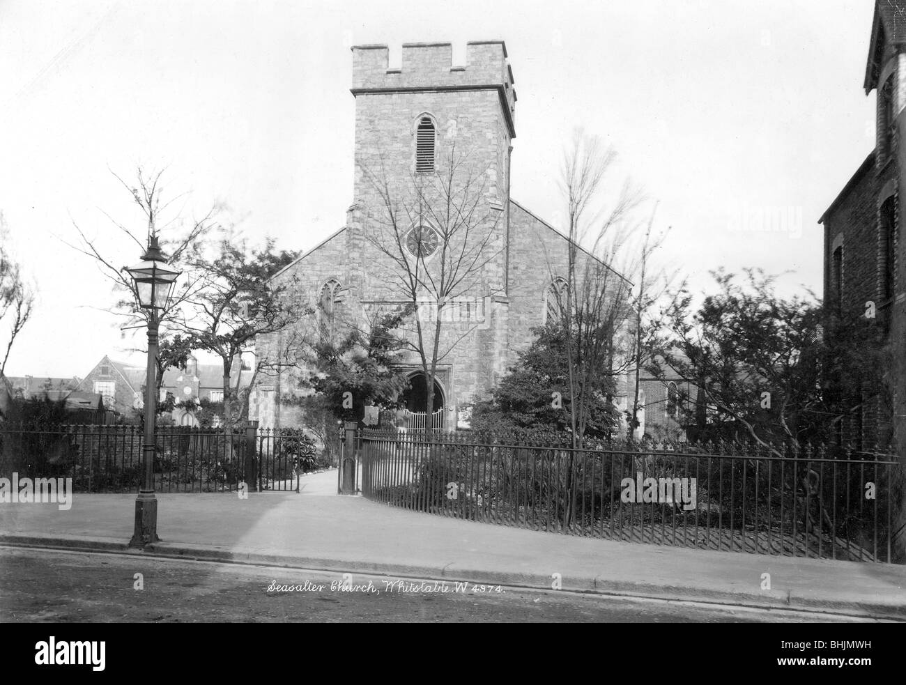 St Alphege's Church, Seasalter, Whitstable, Kent, 1890-1910. Artist: Unknown Stock Photo