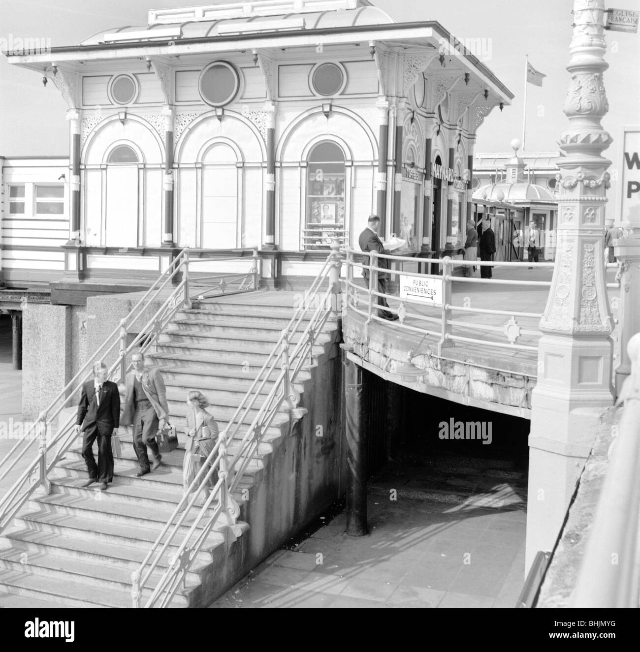 Entrance pavilion, West Pier, Brighton, East Sussex, 1960s. Artist: Eric de Maré Stock Photo