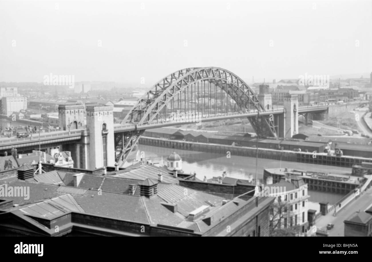 Tyne Bridge, Newcastle upon Tyne, Tyne and Wear, 1945-1980. Artist: Eric de Maré Stock Photo