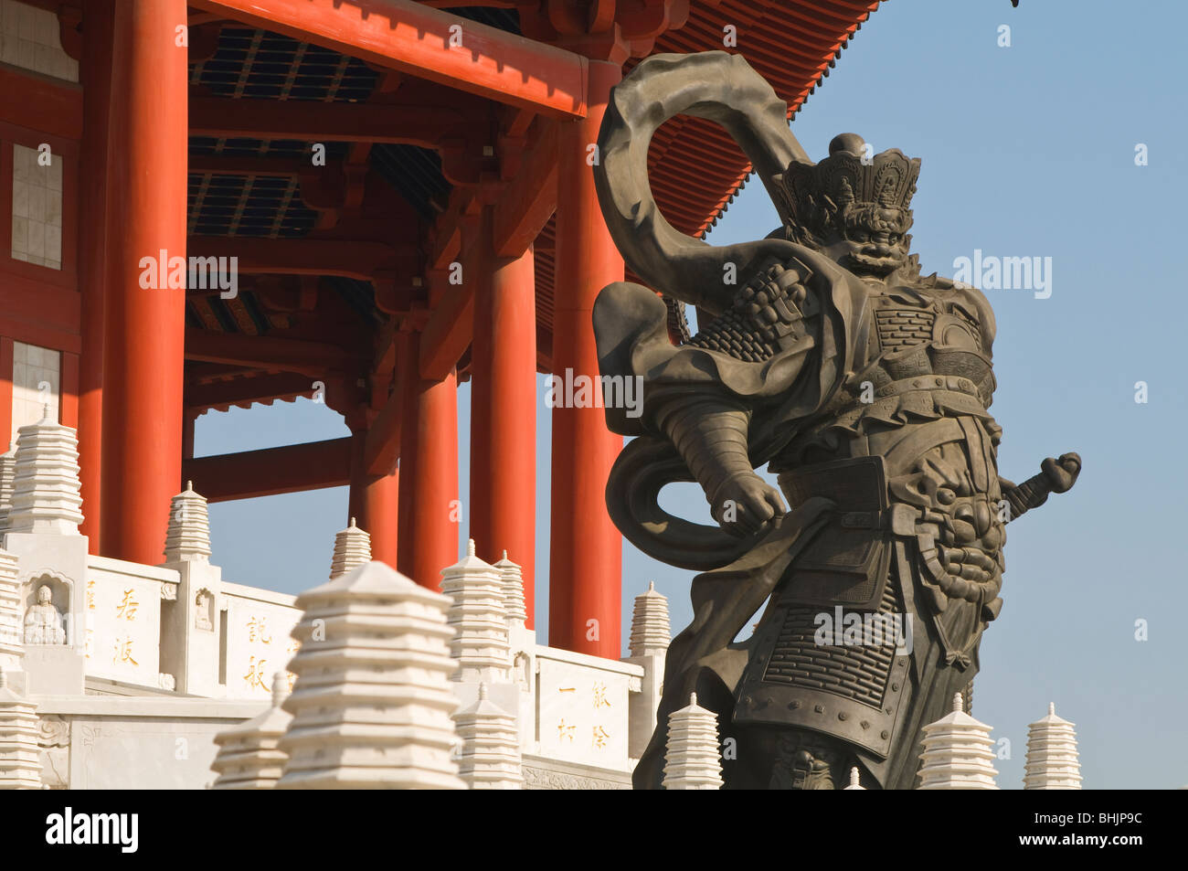 Pagoda at Tianning Temple, Changzhou, Jiangsu province, China, Asia Stock Photo