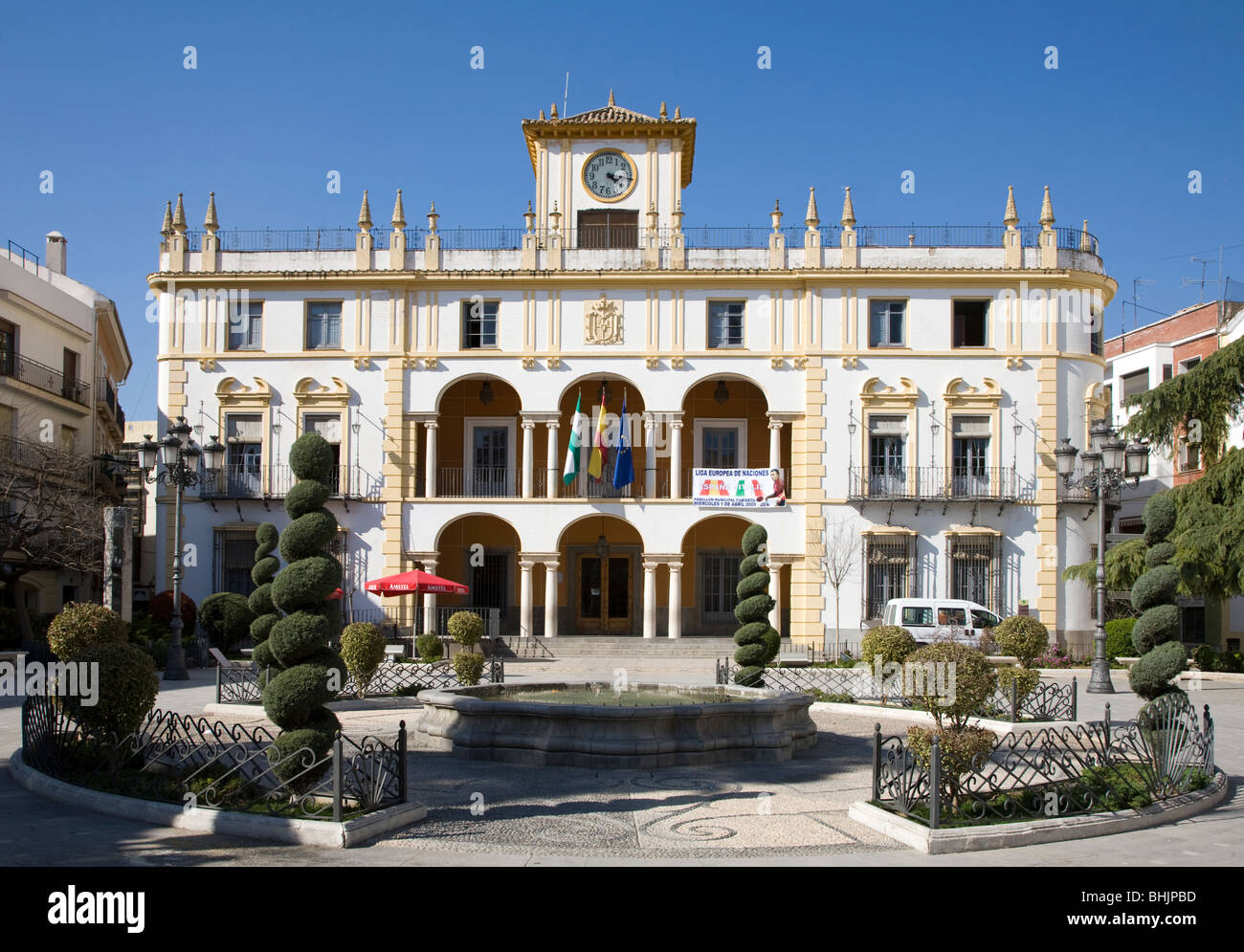 Town Hall, Priego de Cordoba, Cordoba Province, Spain Stock Photo