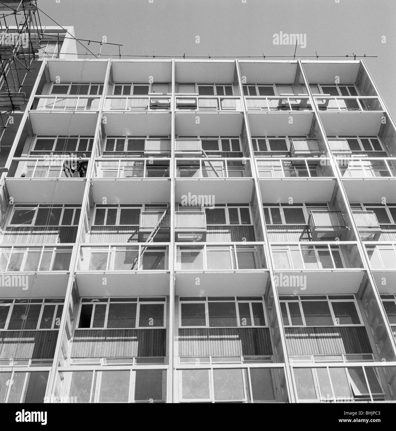 Flats in Lambeth, London, c1945-1980. Artist: Eric de Maré Stock Photo
