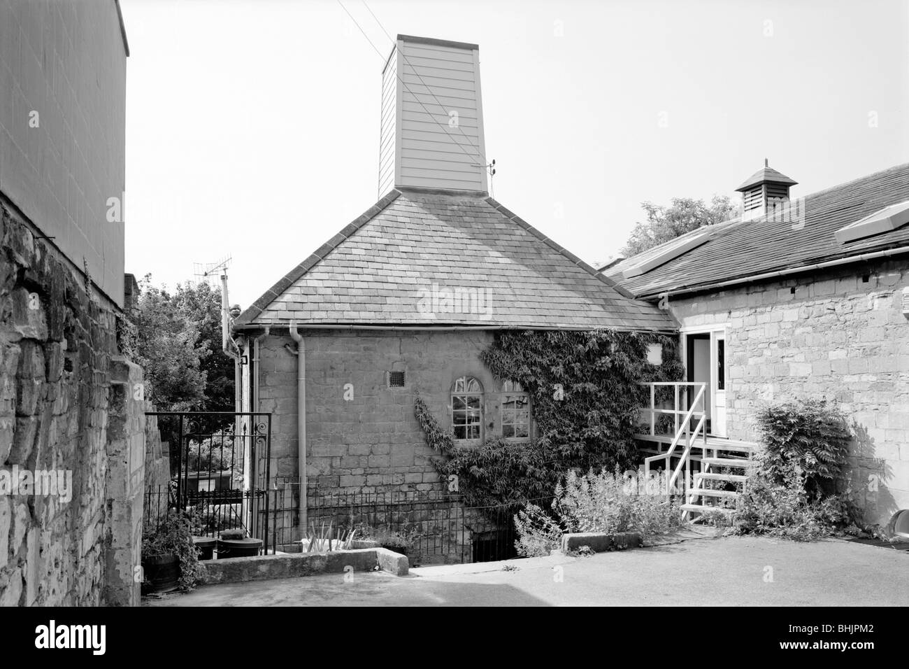 Former malthouse, Sydney Buildings, Bath, 1999. Artist JO Davies Stock