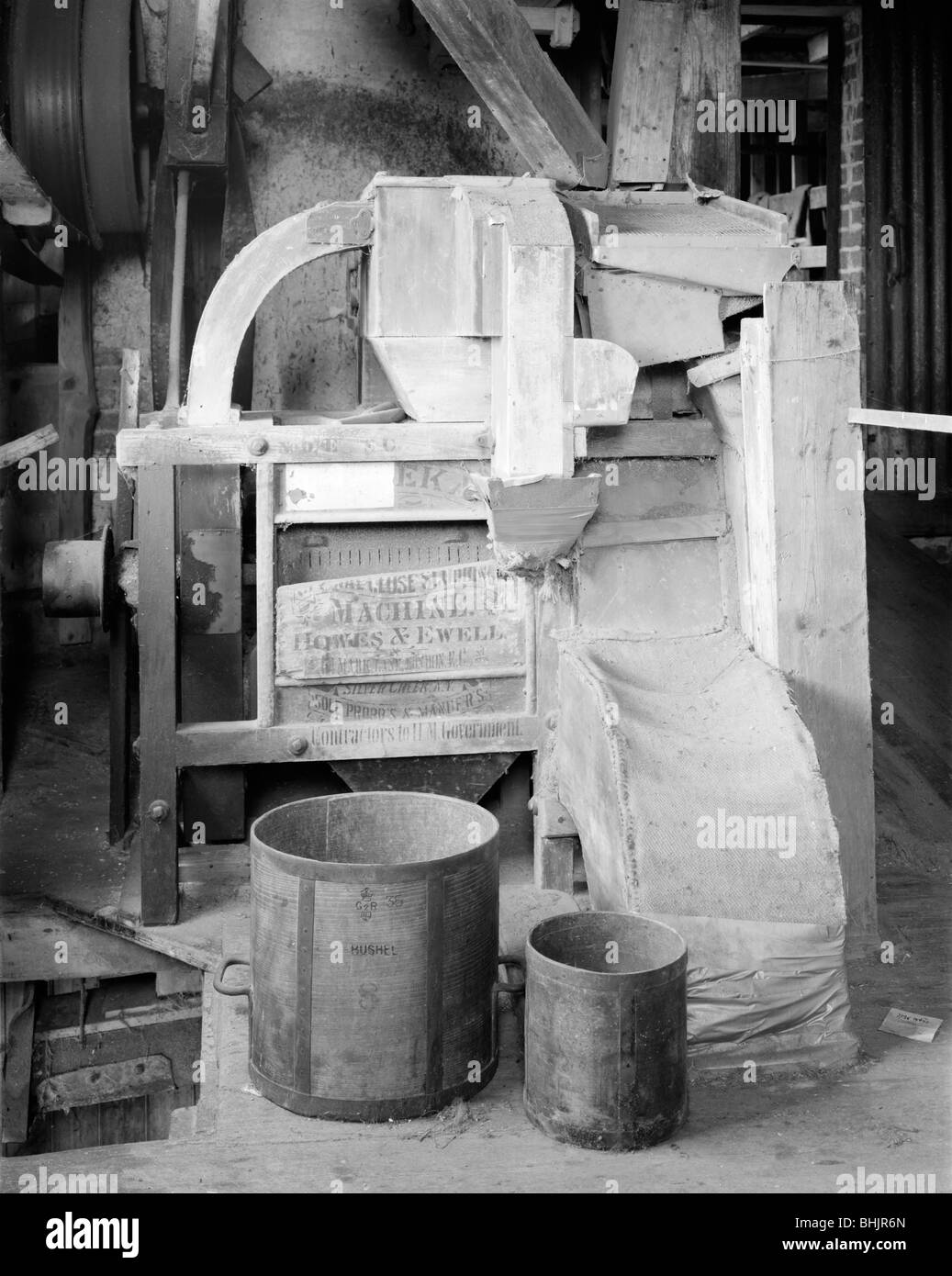 Machinery, Hyde Mill, Bedfordshire, 1999. Artist: P Payne Stock Photo