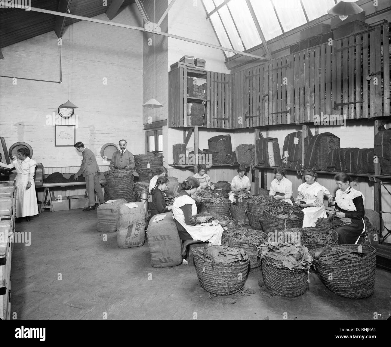 Teofani Cigarette Factory, Brixton, London, 1916. Artist: Bedford ...