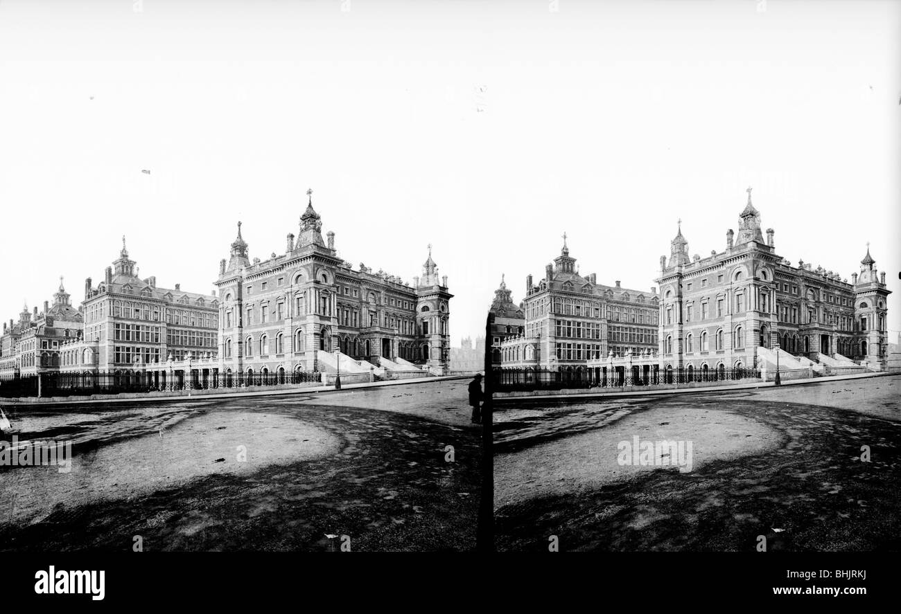 St Thomas' Hospital, Lambeth Palace Road, Lambeth, London, c1871-1900 ...
