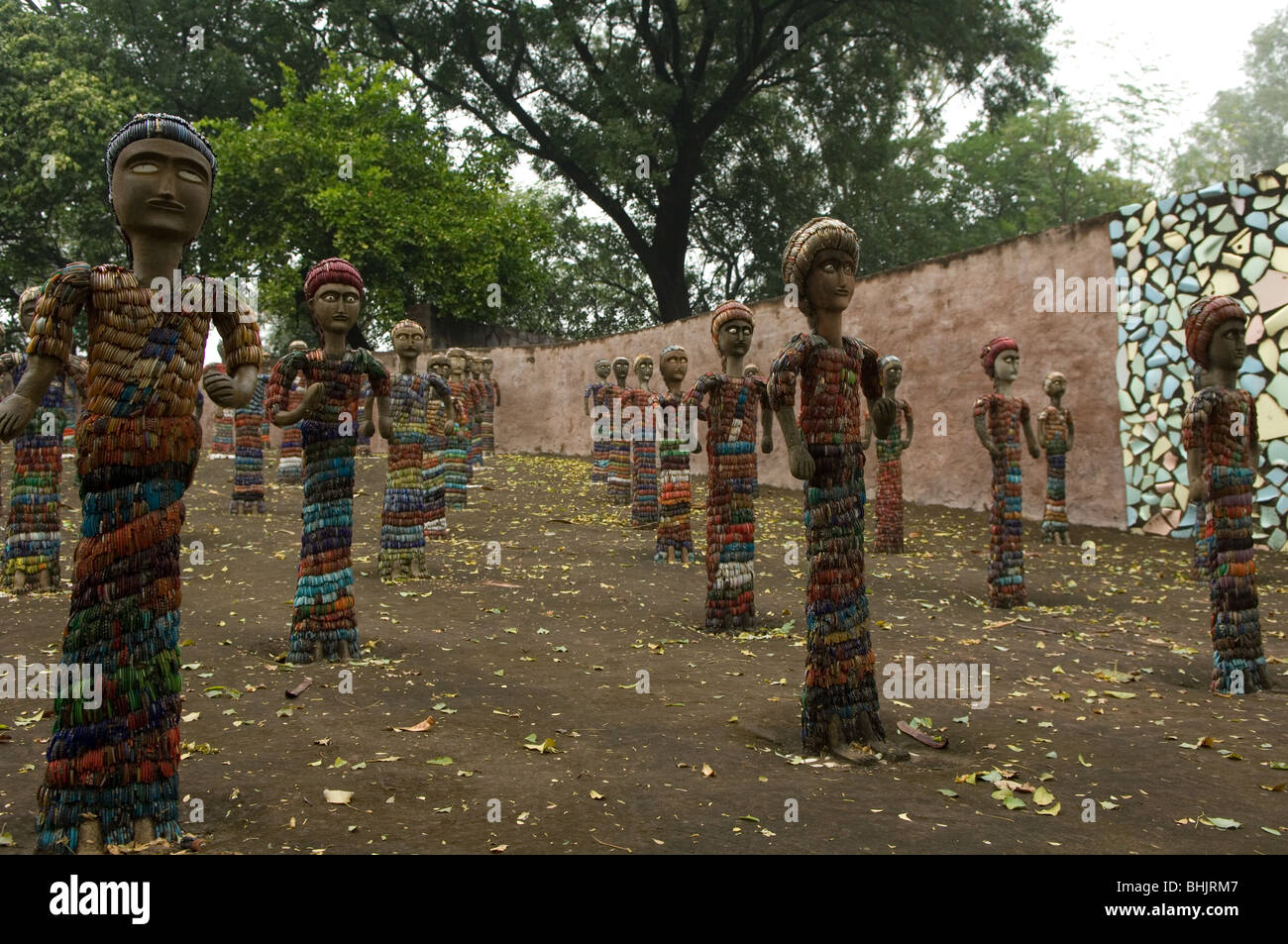 Nek Chand's extraordinary Rock Garden of thousands of ceramic
