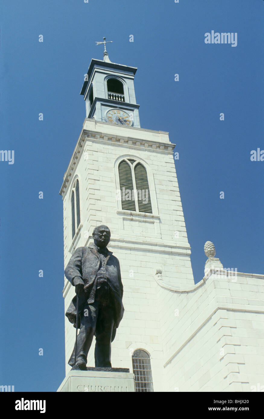 Church In Fulton Missouri Built By Christopher Wren With Statue Of