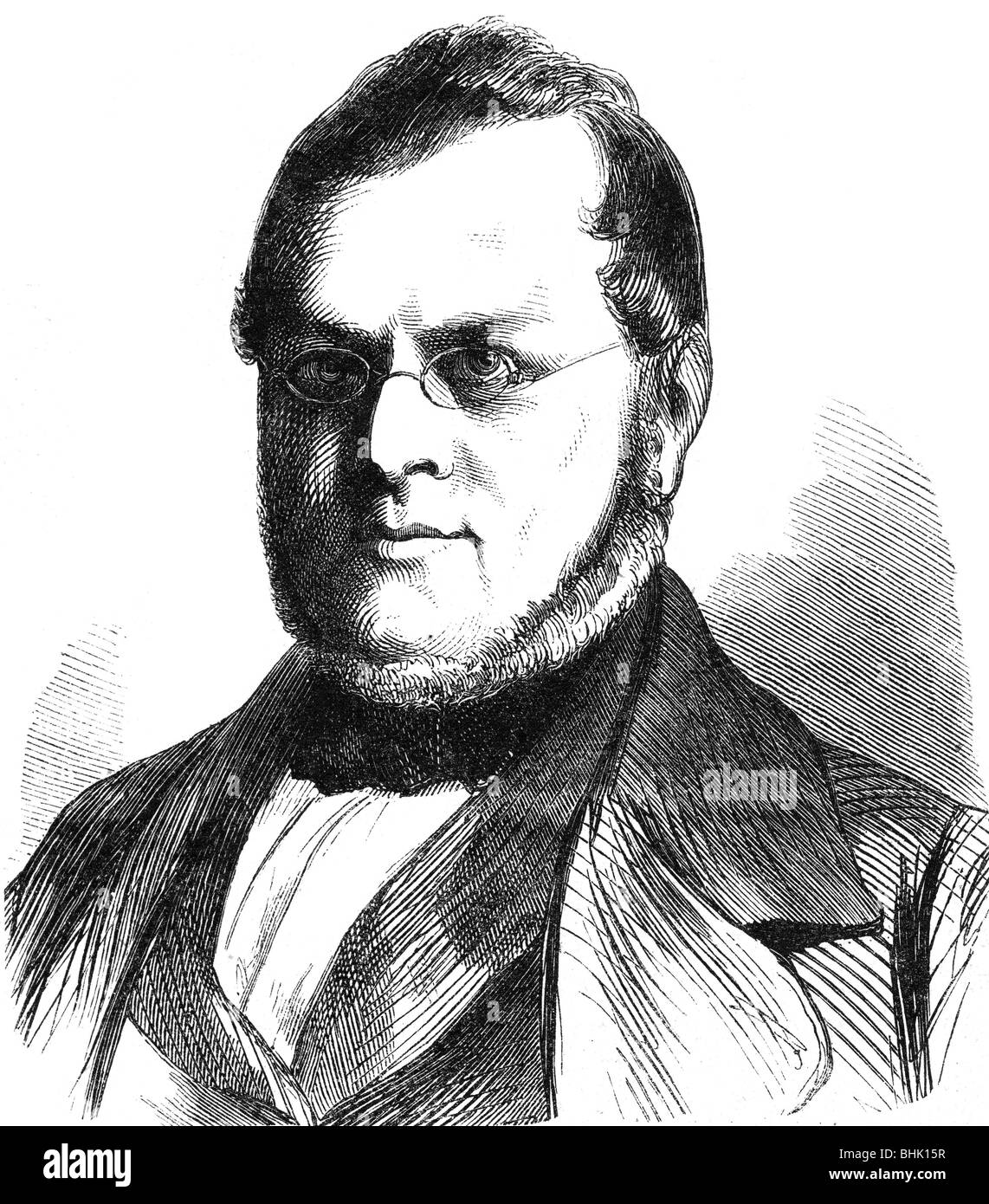 Cavour, Camillo Benso Conte di, 10.8.1810 - 6.6.1861, Italian politician, Prime Minister 17.3.1861 - 6.6.1861, portrait, wood engraving, 19th century, , Stock Photo