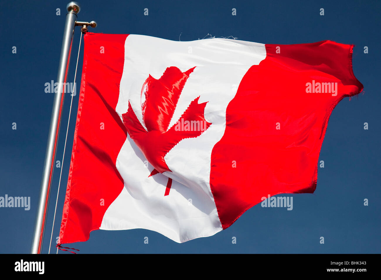 Flag of Canada Stock Photo