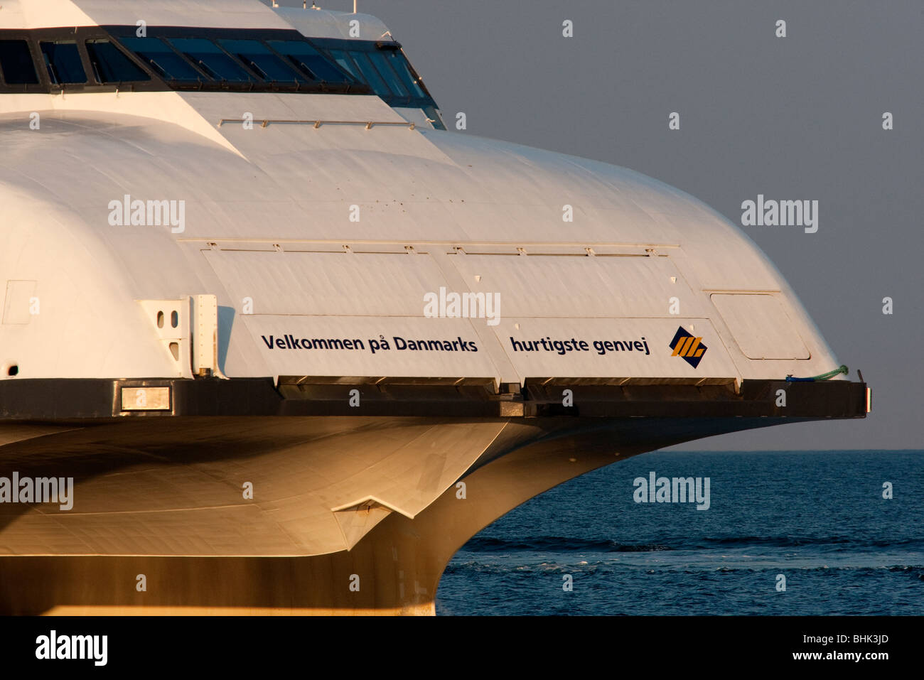 A Mols-Linien highspeed vessel. Stock Photo