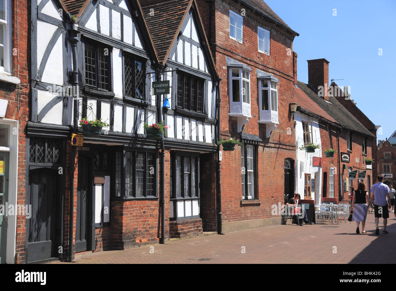 Dam Street, Lichfield, Staffordshire Stock Photo Alamy